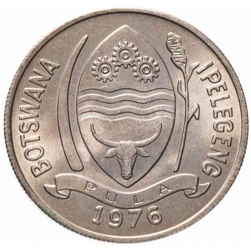 Botswana 10 Thebe Coin | Gemsbok | KM5 | 1976 - 1989