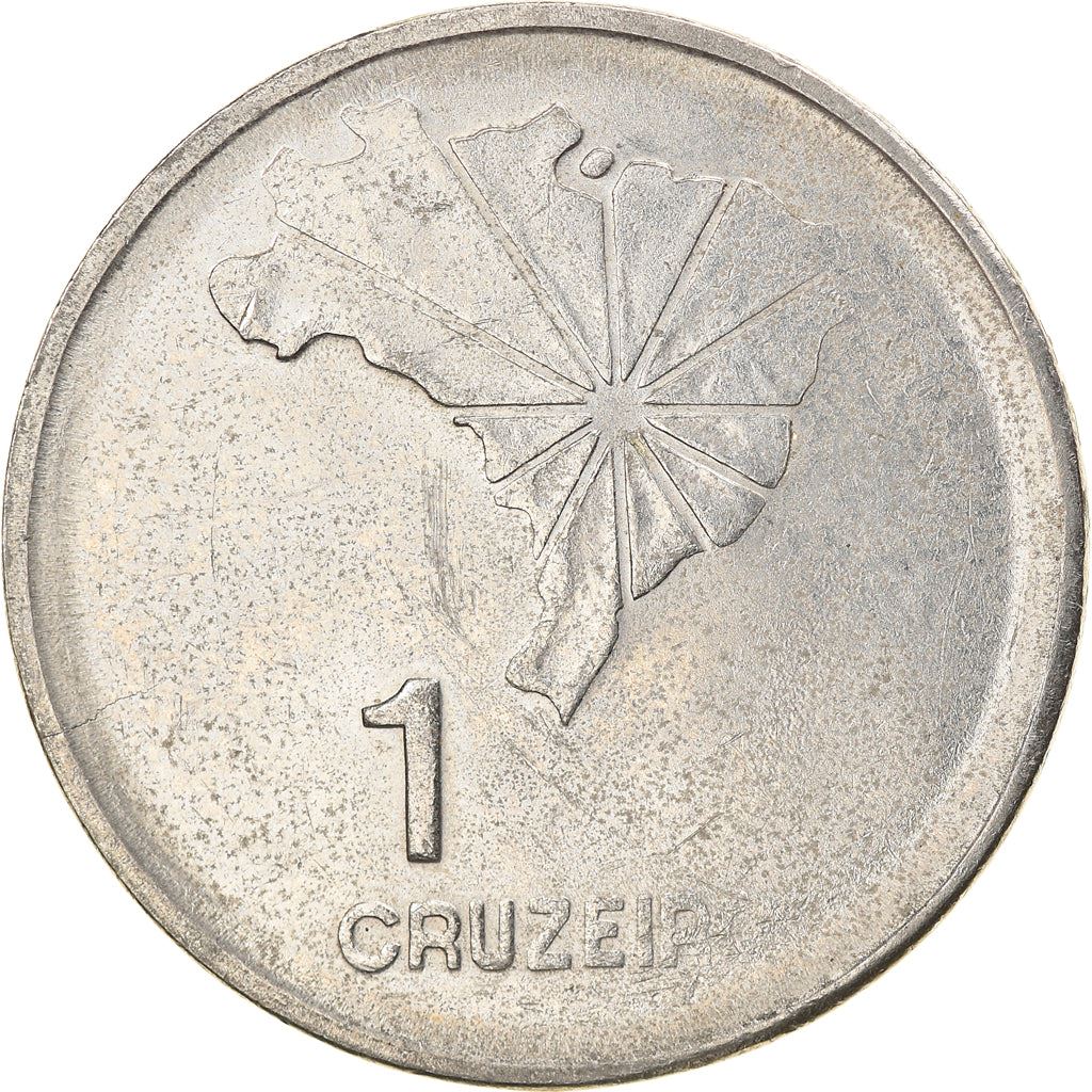 Brazil 1 Cruzeiro Coin | 150th Anniversary of Independence | KM582 | 1972