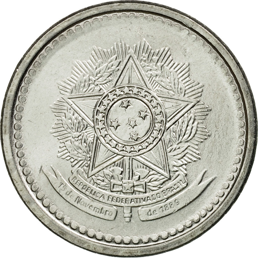 Brazil 10 Centavos Coin KM602 1986 - 1988