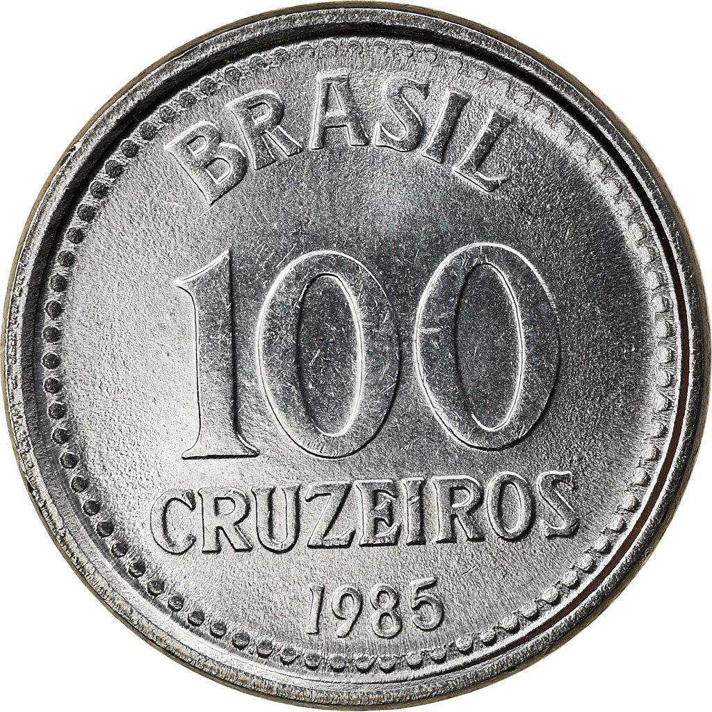 Brazil | 100 Cruzeiros Coin | KM595 | 1985 - 1986