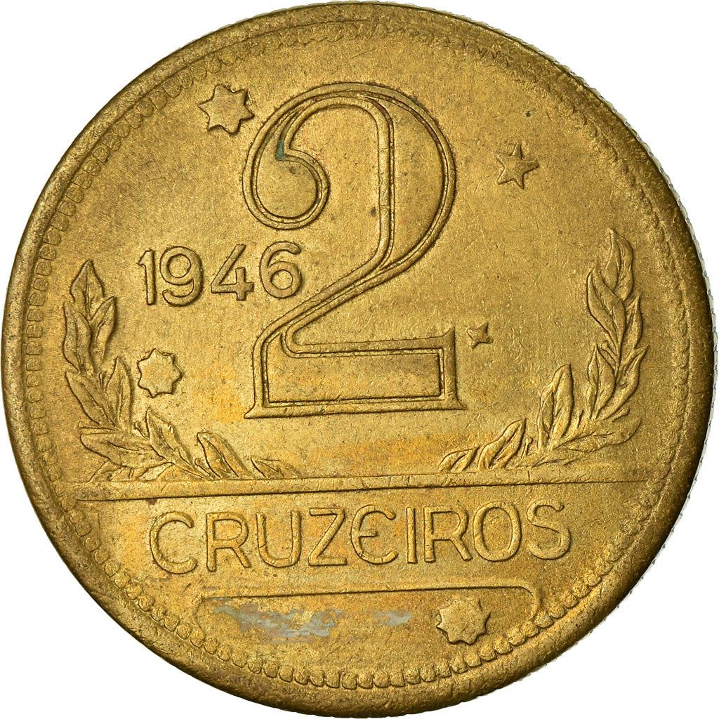 Brazil | 2 Cruzeiros Coin | KM559 | 1942 - 1956