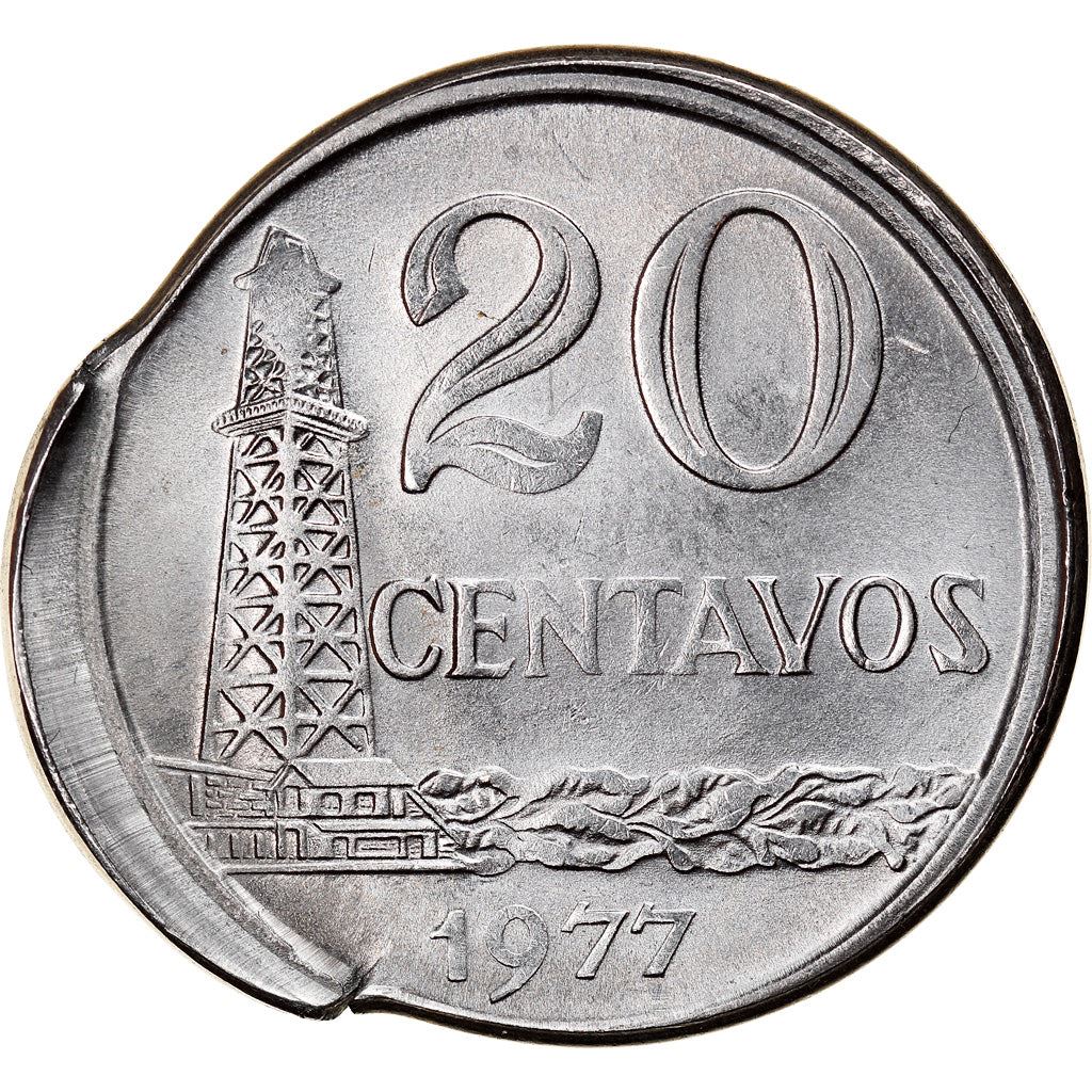 Brazil | 20 Centavos Coin | Oil Well | KM579.1a | 1975 - 1979