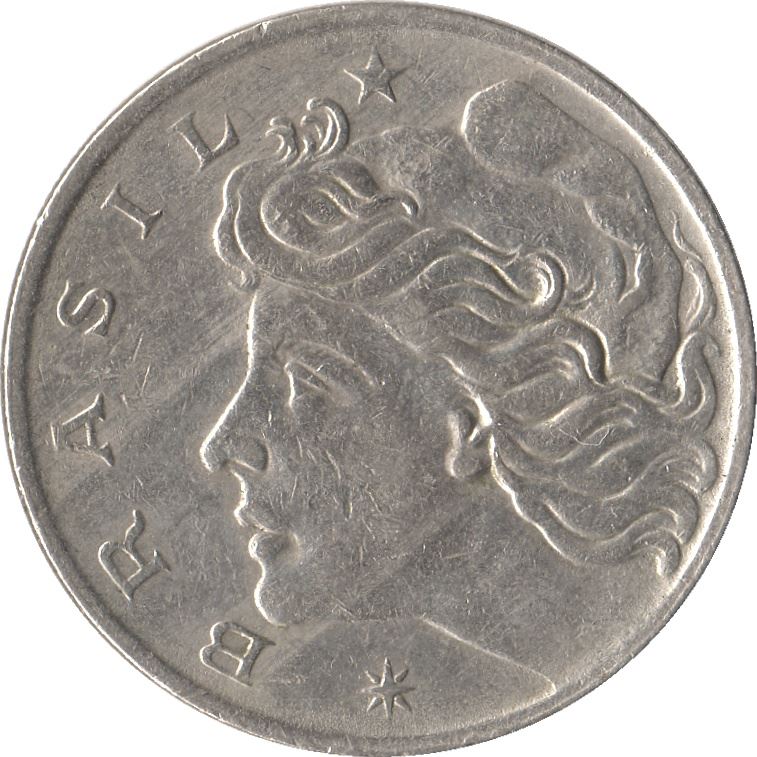 Brazil 50 Centavos Coin KM580a 1970 - 1975