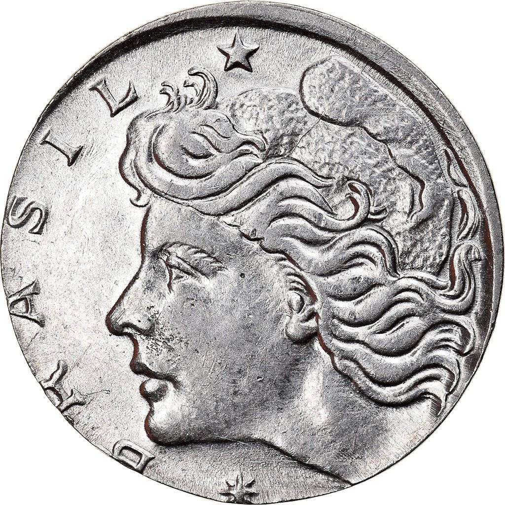 Brazilian 2 Centavos Coin | KM576.2 | Brazil's effigy of Liberty | 1969 - 1975