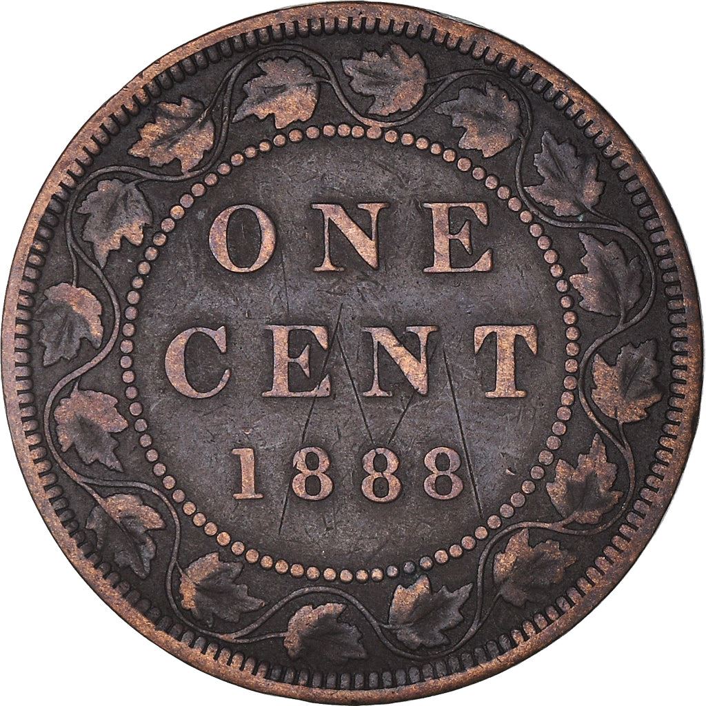 Canada 1 Cent Coin | Queen Victoria | KM7 | 1876 - 1901