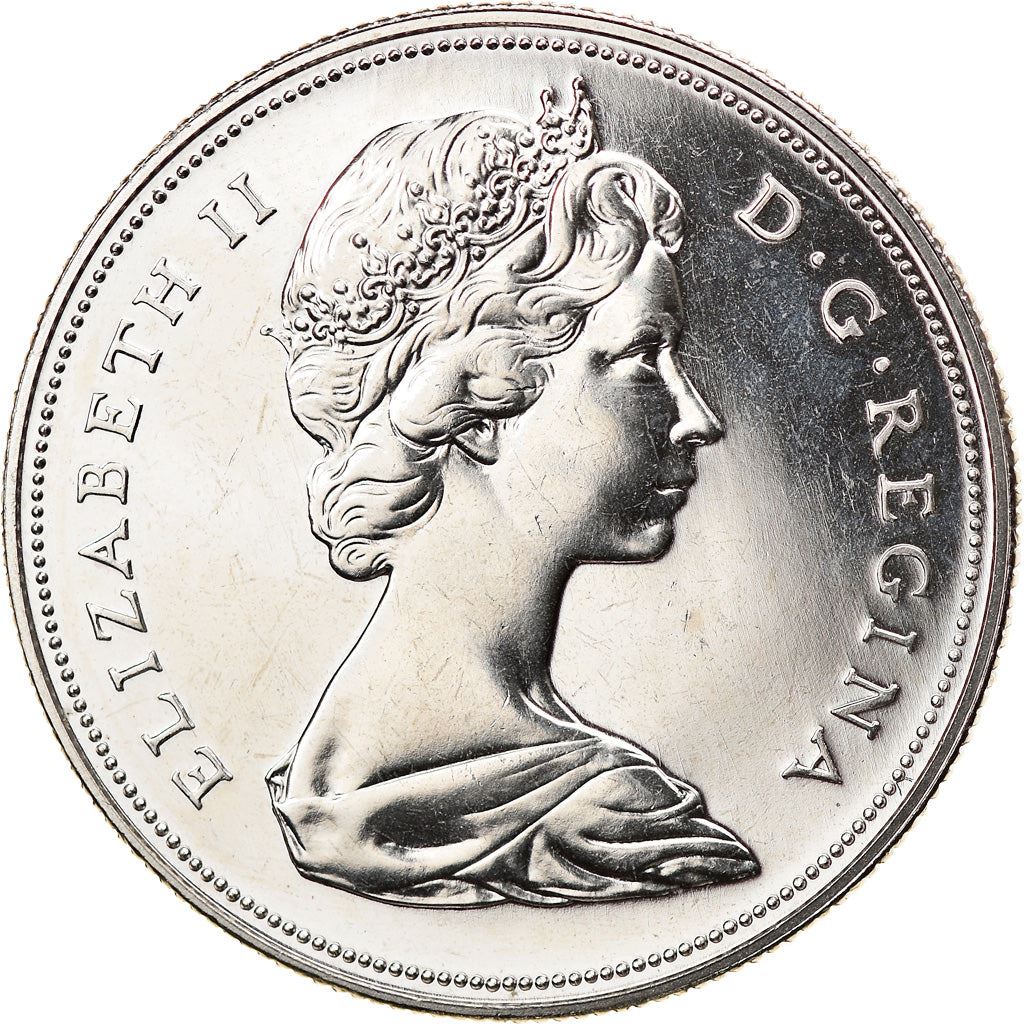 Canada 1 Dollar Coin | Queen Elizabeth II | British Columbia | KM79 | 1971