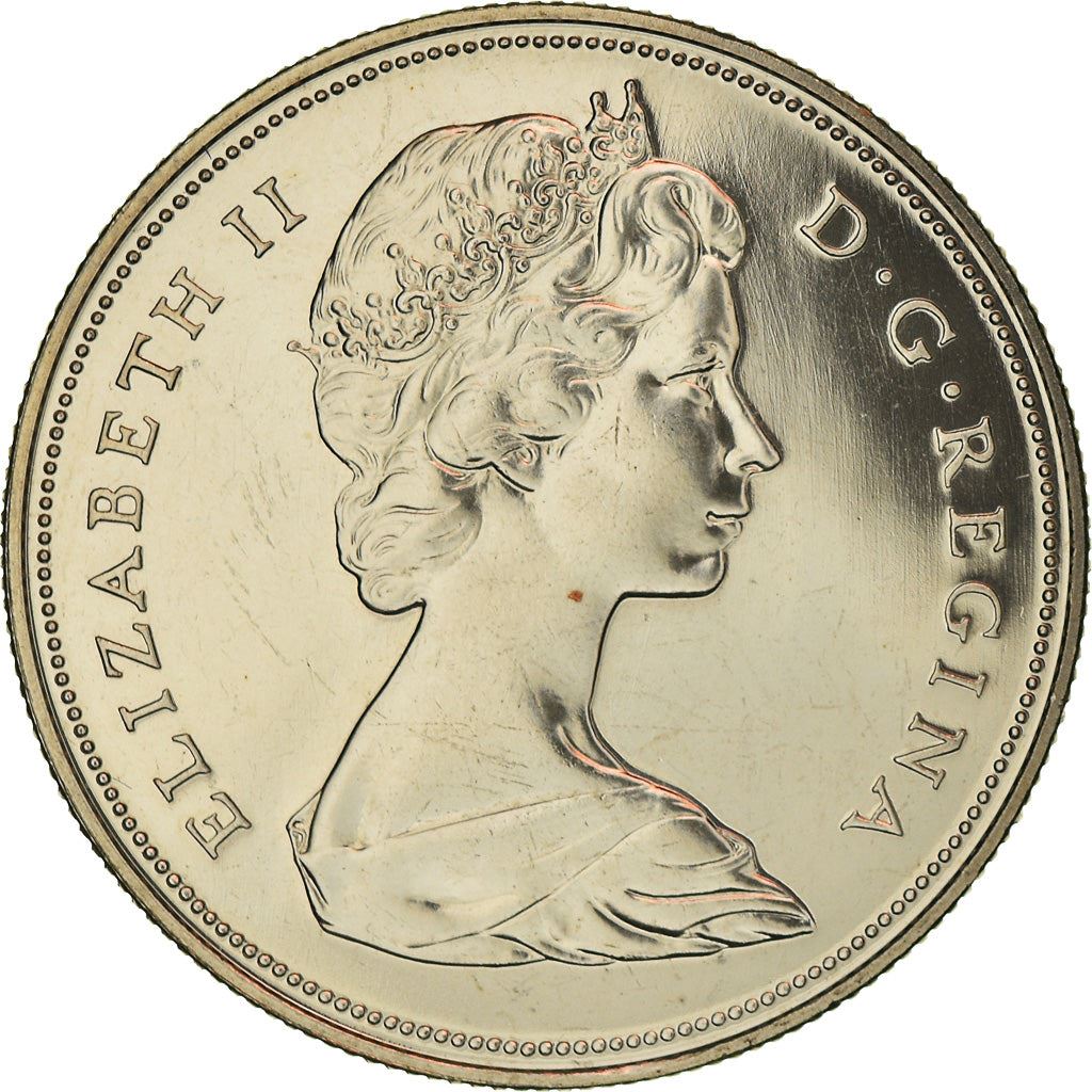 Canada 1 Dollar Coin | Queen Elizabeth II | British Columbia | KM79 | 1971