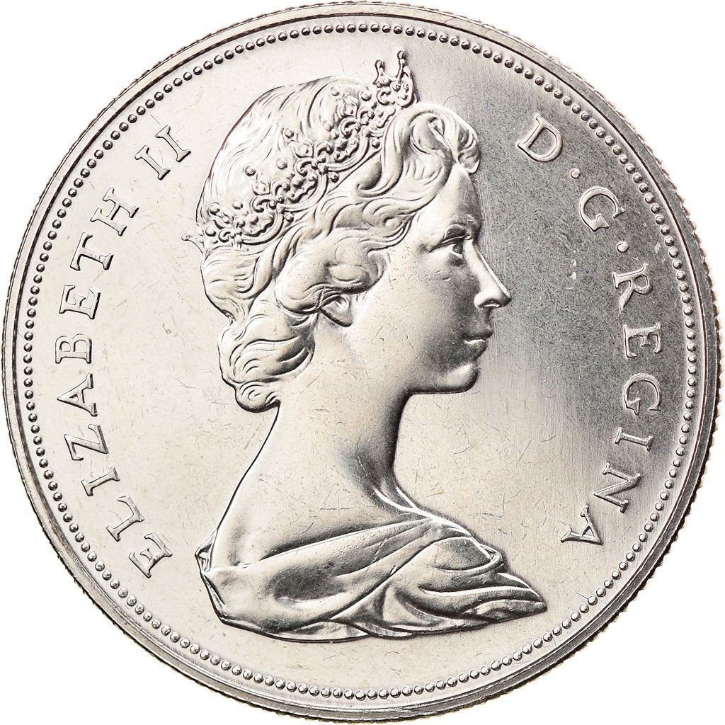 Canada 1 Dollar Coin | Queen Elizabeth II | British Columbia | KM79 | 1971