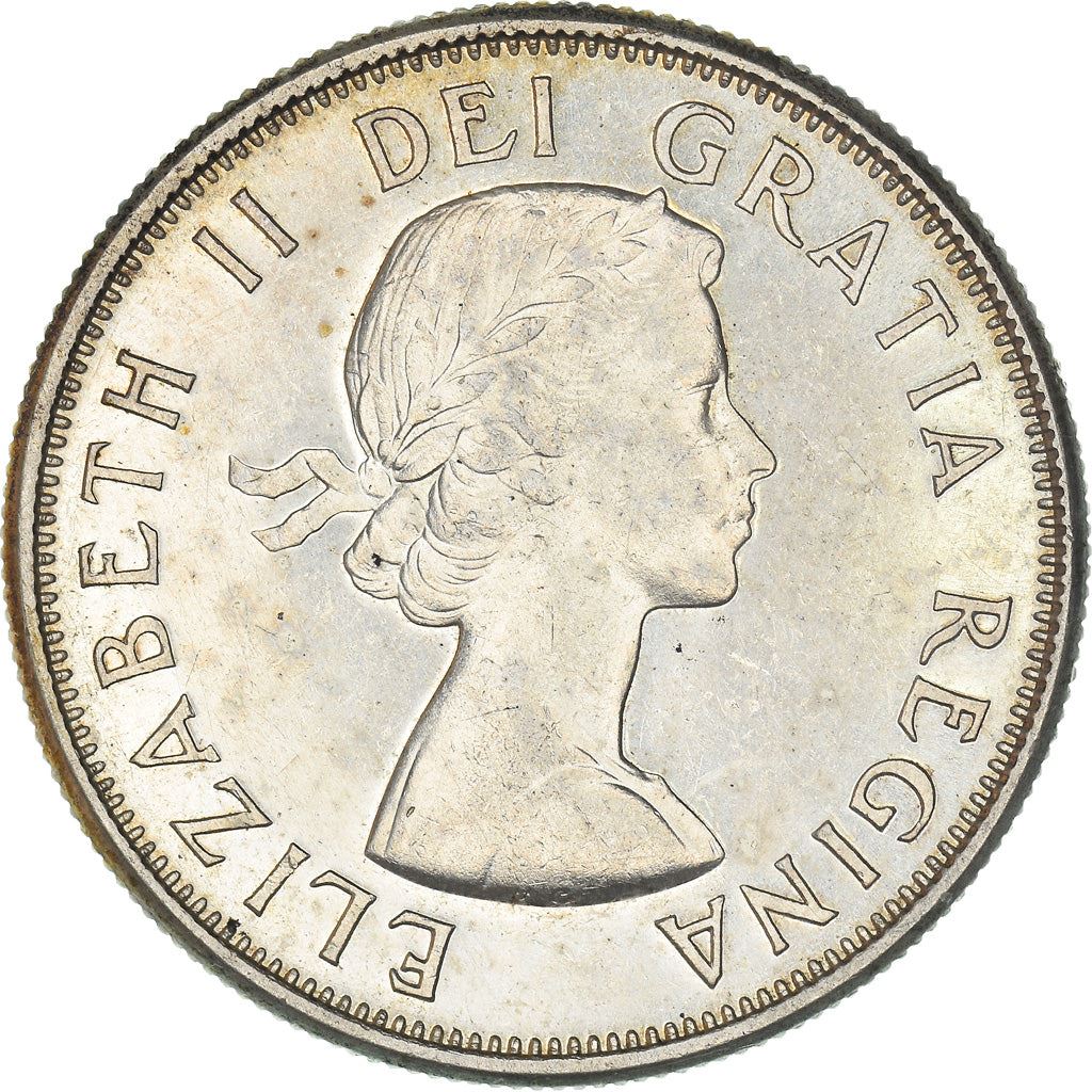 Canada 50 Cents Coin | Queen Elizabeth II | KM56 | 1959 - 1964