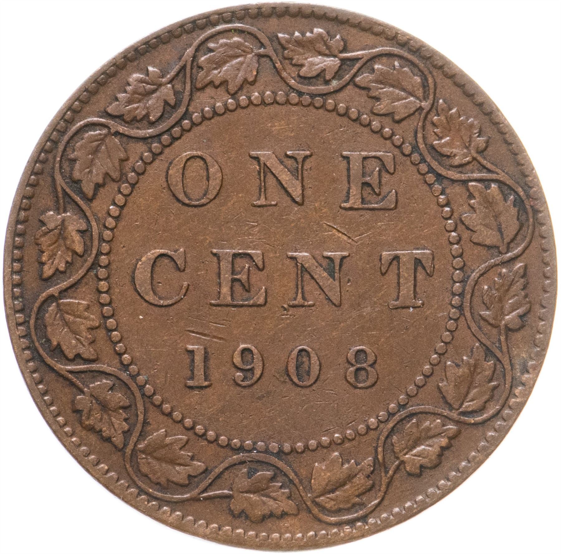 Canada Coin Canadian 1 Cent | King Edward VII | KM8 | 1902 - 1910