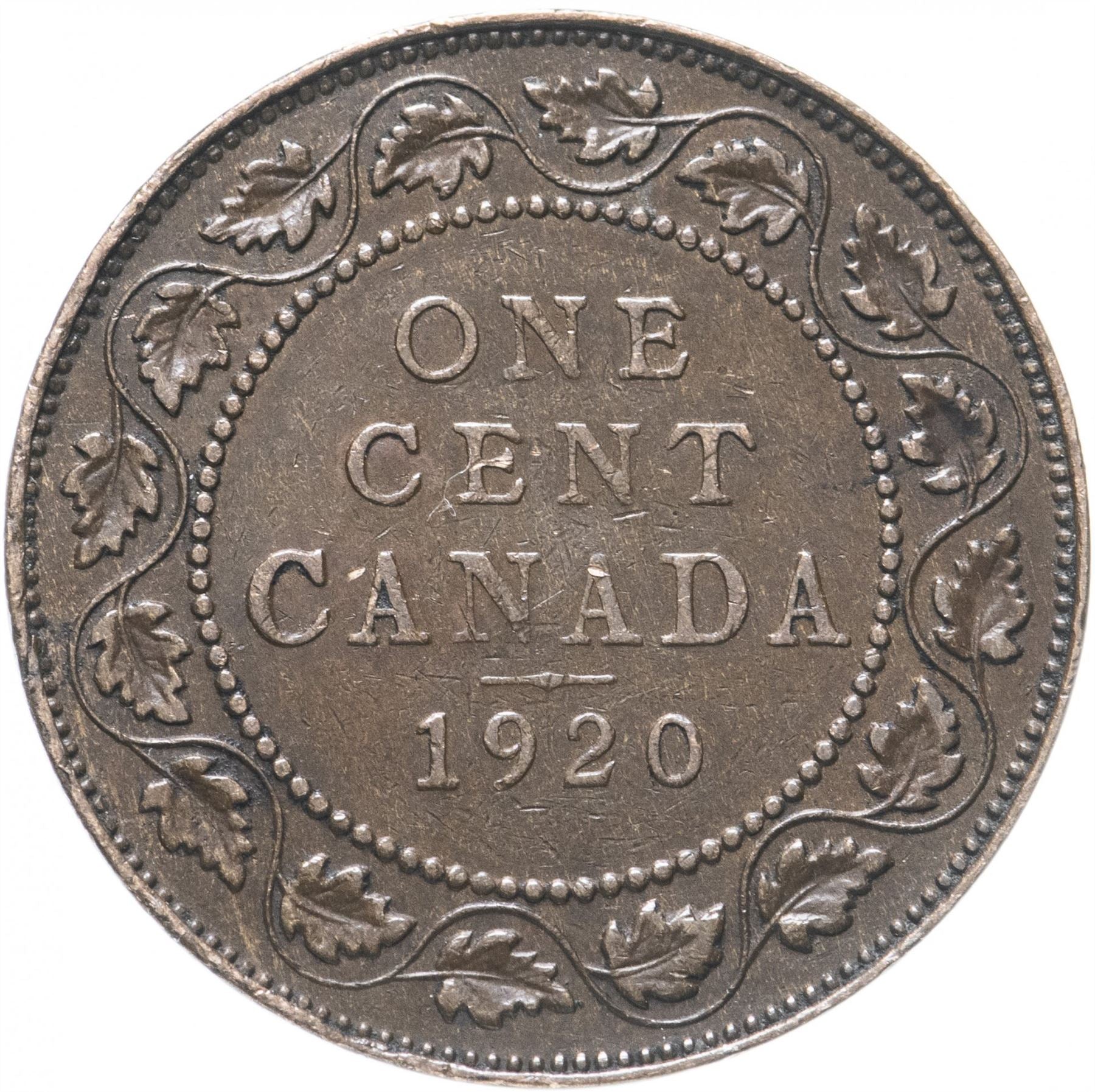 Canada Coin Canadian 1 Cent | King George V | KM21 | 1912 - 1920