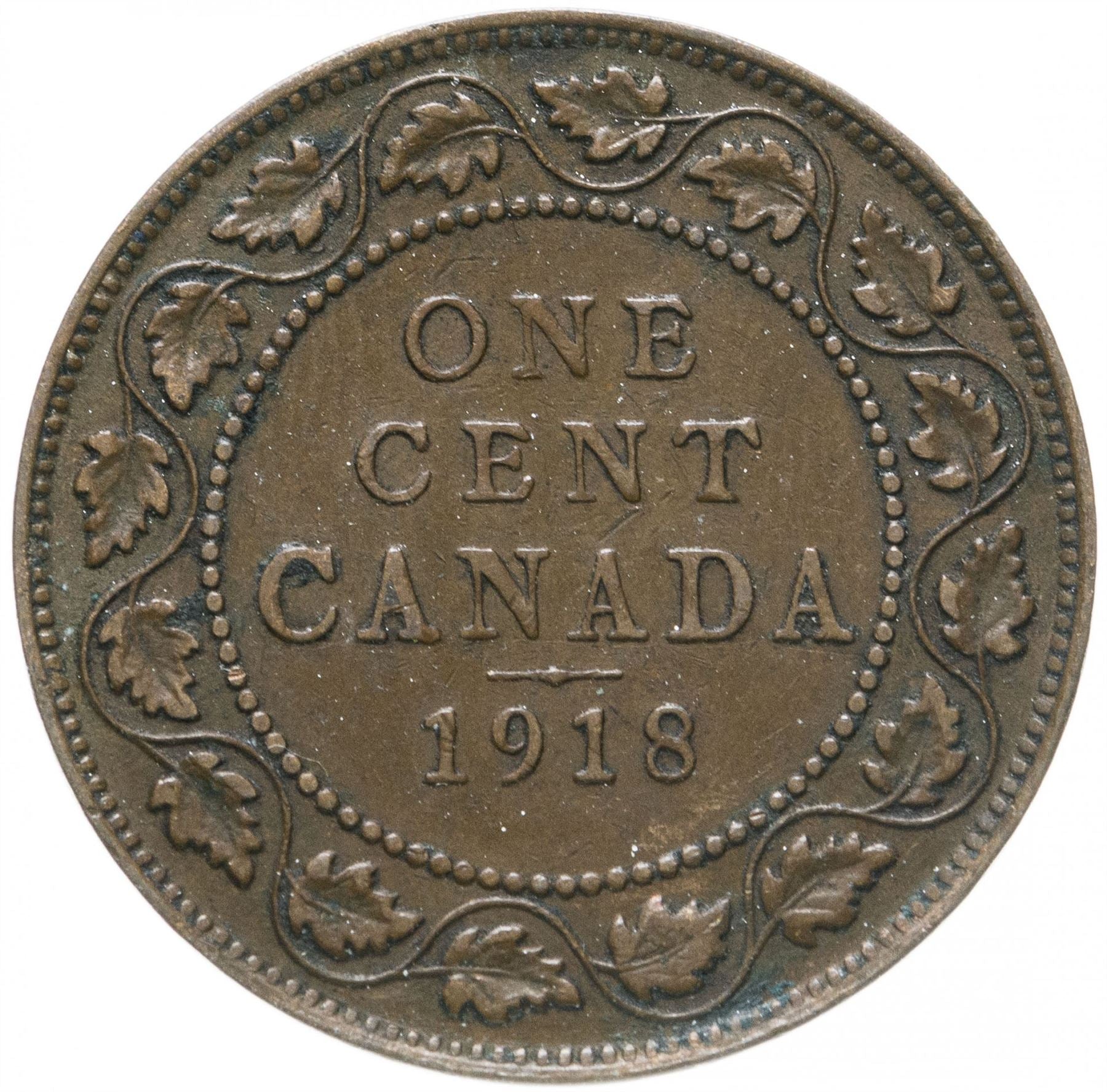 Canada Coin Canadian 1 Cent | King George V | KM21 | 1912 - 1920