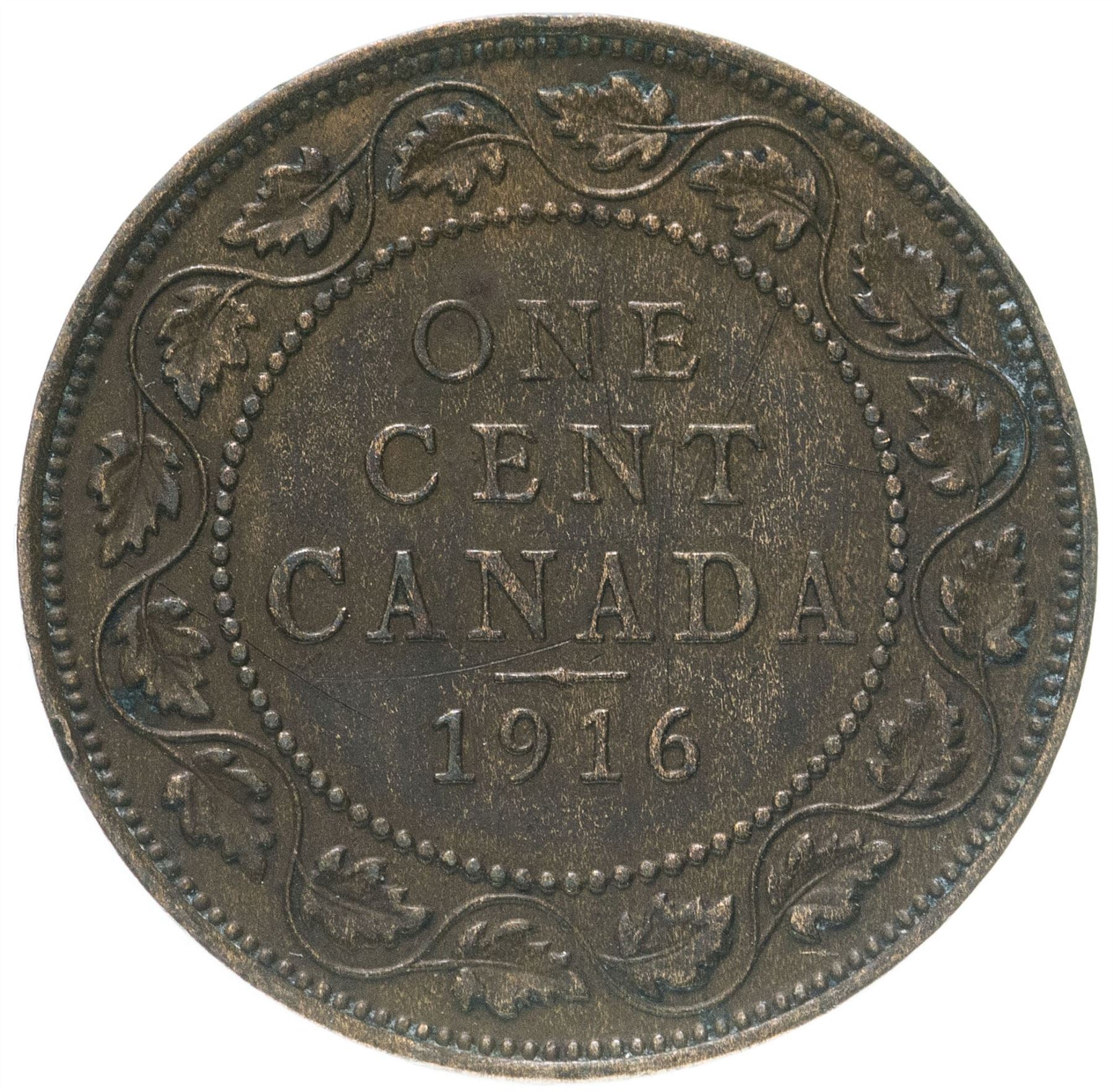 Canada Coin Canadian 1 Cent | King George V | KM21 | 1912 - 1920