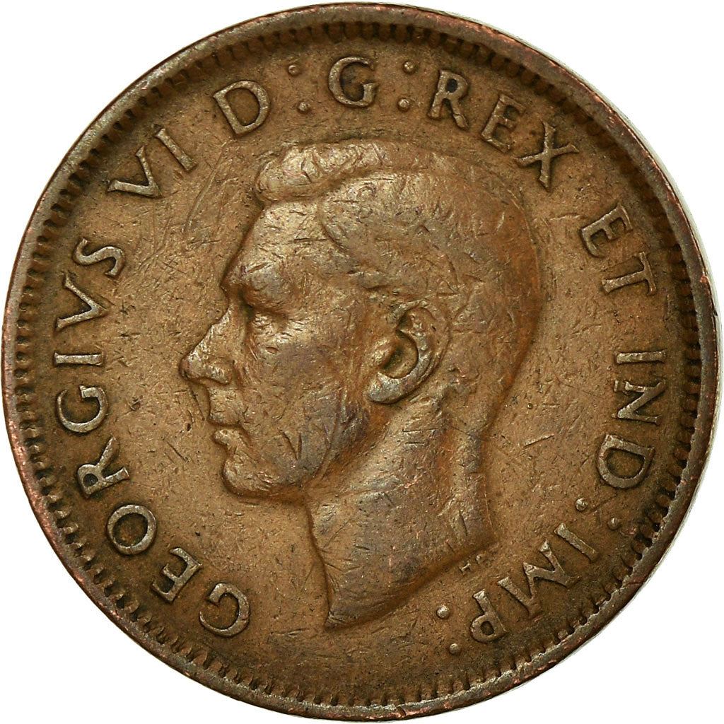 Canada Coin Canadian 1 Cent | King George VI | Maple Leaf | KM32 | 1937 - 1947