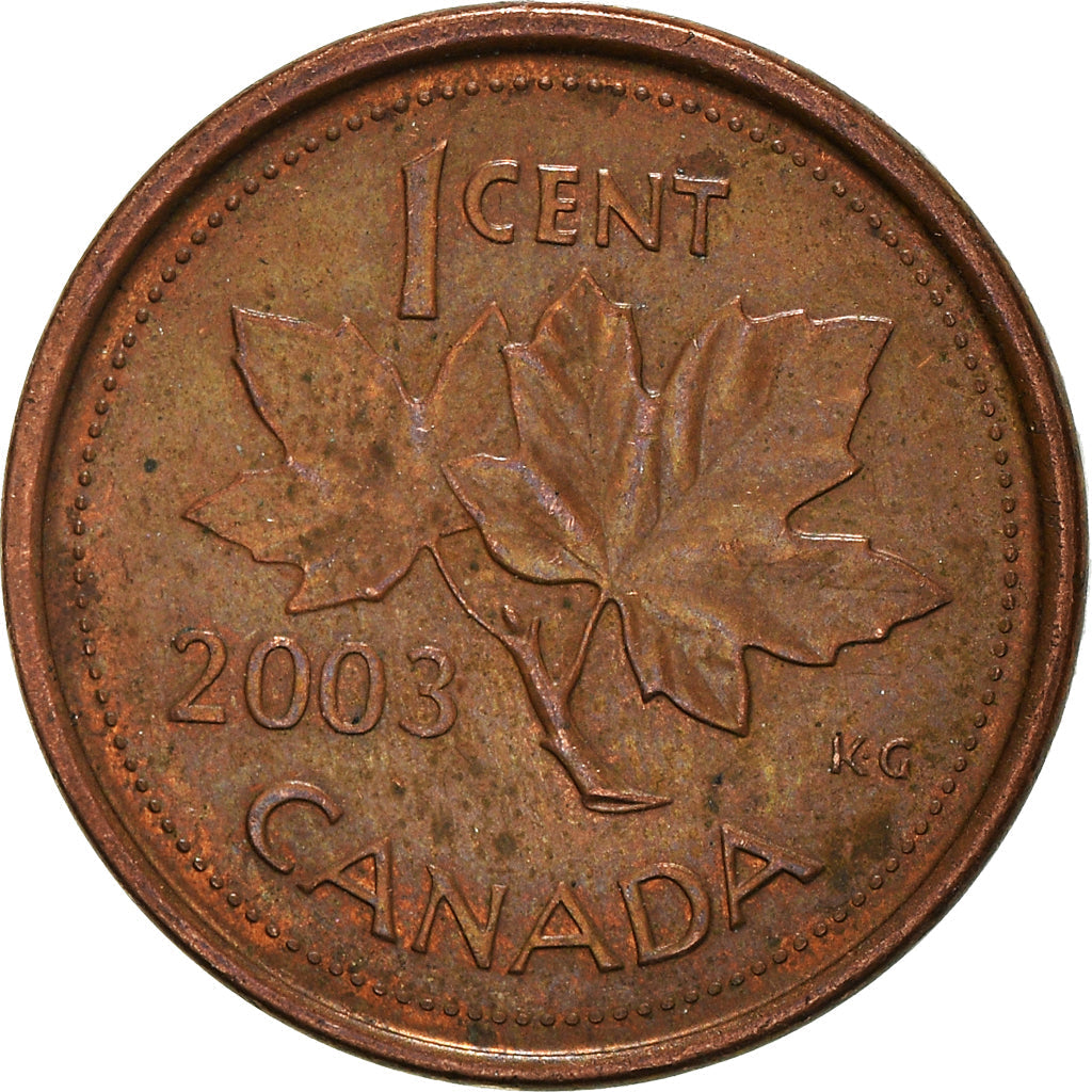 Canada Coin Canadian 1 Cent | Queen Elizabeth II | Maple Leaf | KM289b | 1999 - 2003