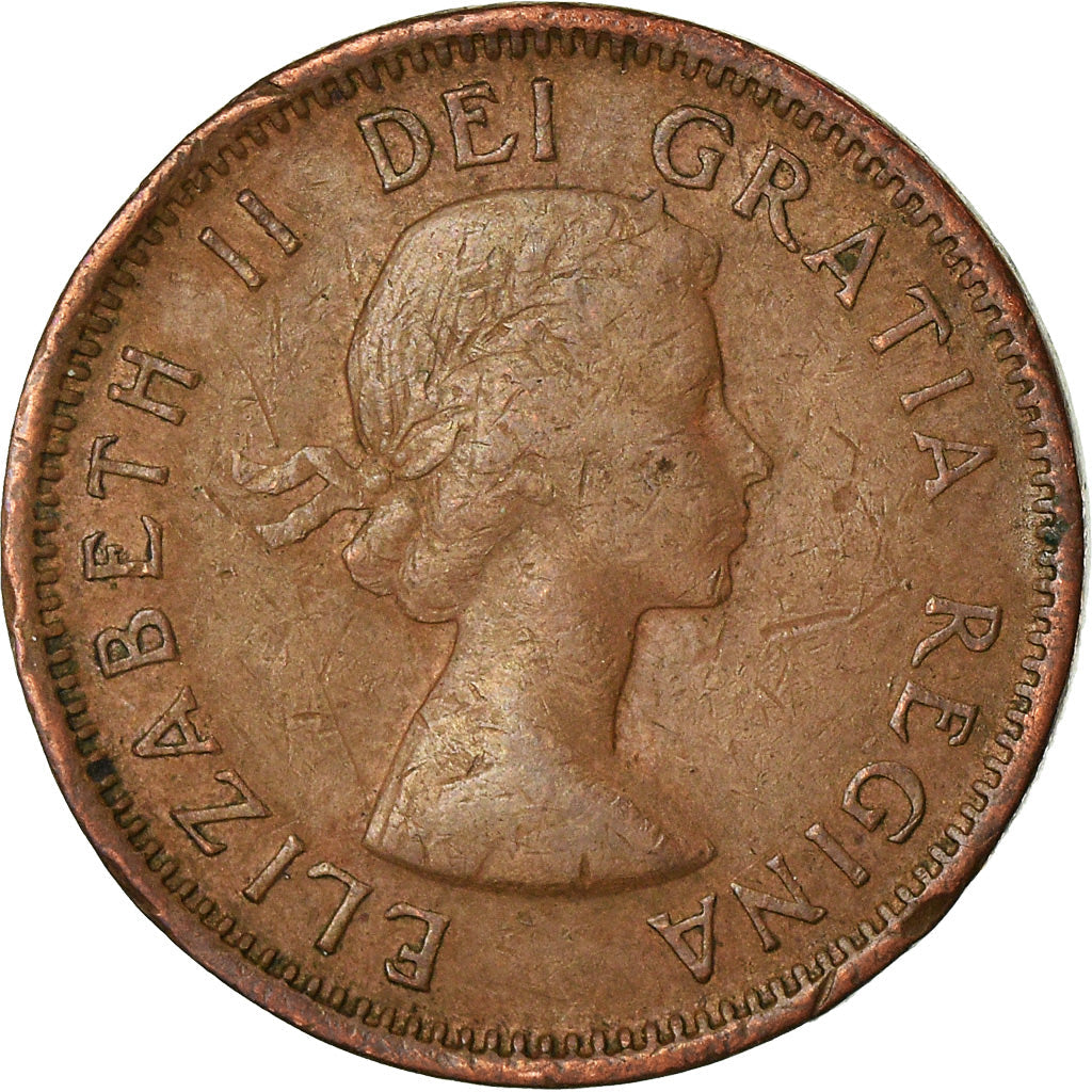 Canada Coin Canadian 1 Cent | Queen Elizabeth II | Maple Leaf | KM49 | 1953 - 1964