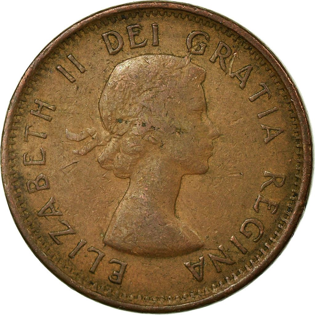 Canada Coin Canadian 1 Cent | Queen Elizabeth II | Maple Leaf | KM49 | 1953 - 1964