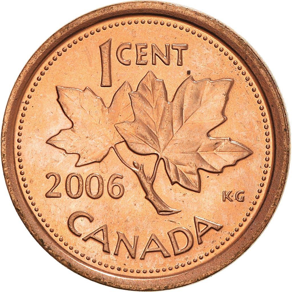 Canada Coin Canadian 1 Cent | Queen Elizabeth II | Maple Leaf | KM490 | 2003 - 2012