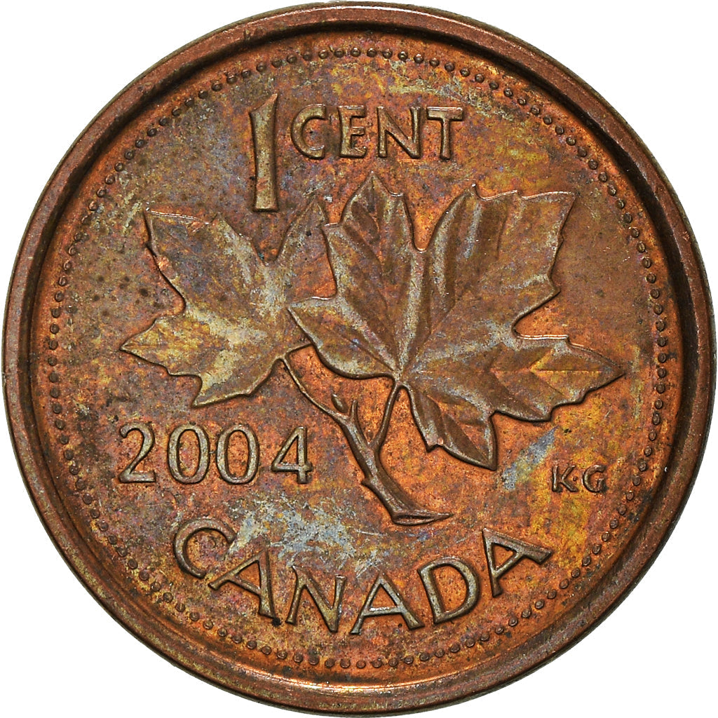 Canada Coin Canadian 1 Cent | Queen Elizabeth II | Maple Leaf | KM490 | 2003 - 2012