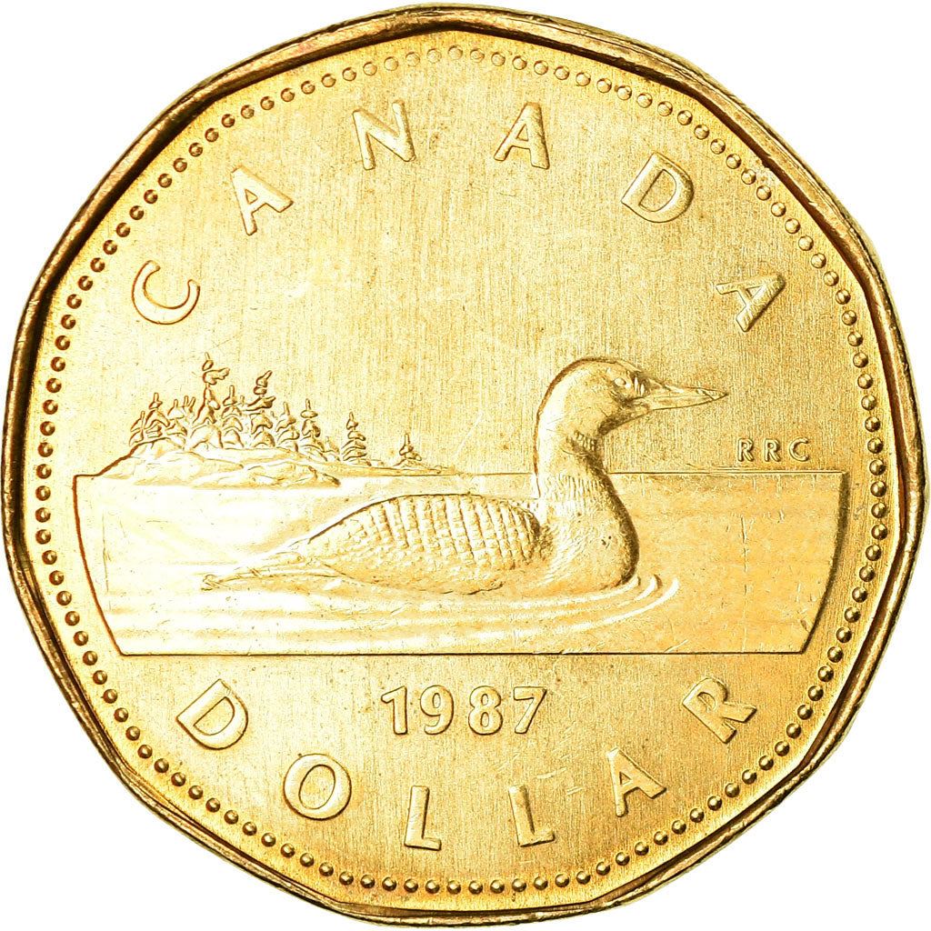 Canada Coin Canadian 1 Dollar | Elizabeth II | Loon | KM157 | 1987 - 1989