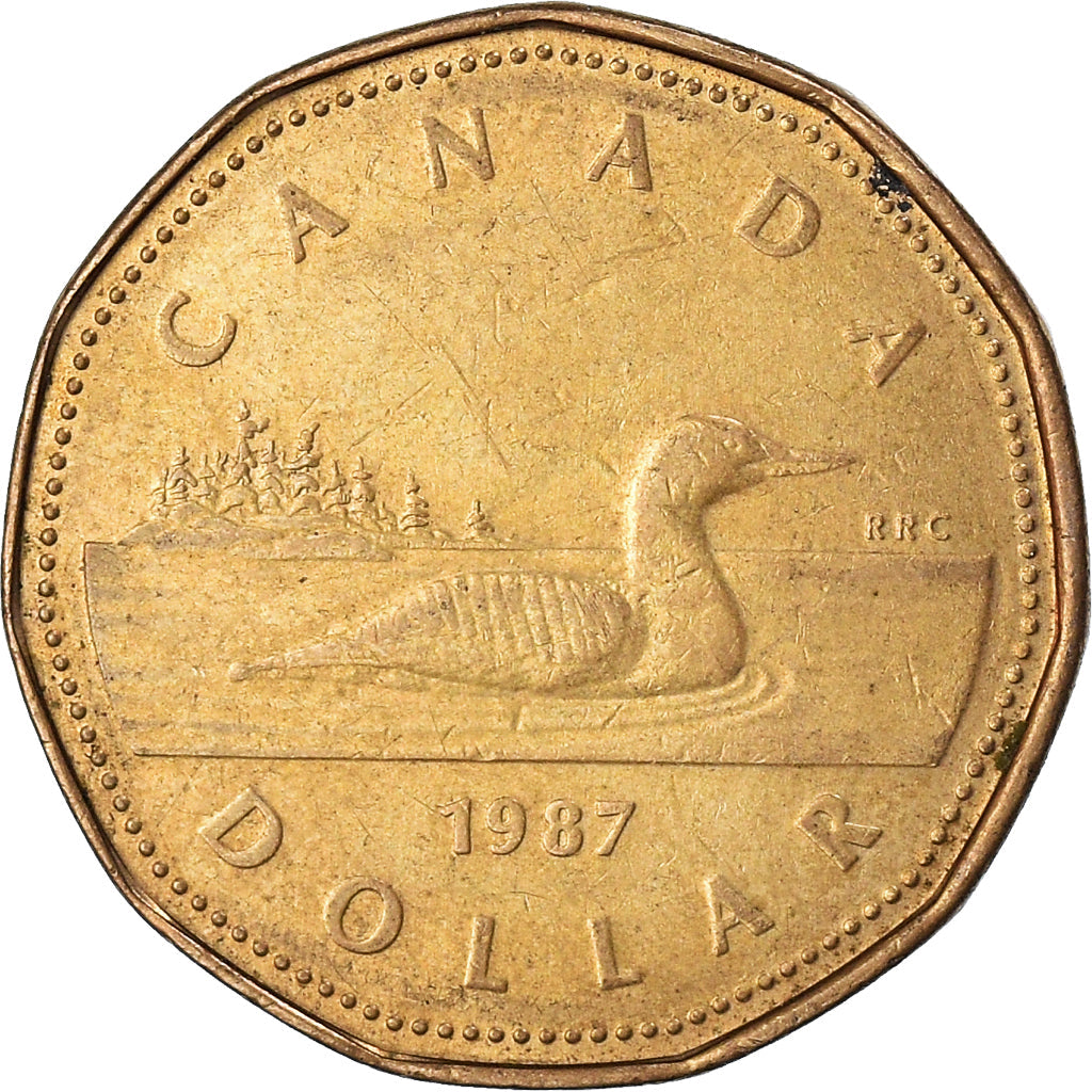 Canada Coin Canadian 1 Dollar | Elizabeth II | Loon | KM157 | 1987 - 1989