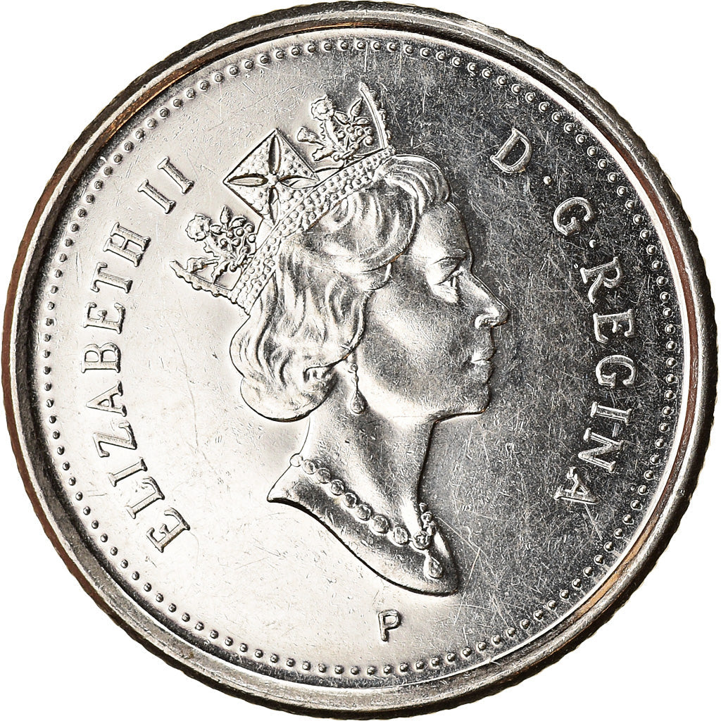 Canada Coin Canadian 10 Cents | Queen Elizabeth II | Bluenose Racing Ship | KM183b | 1999 - 2003