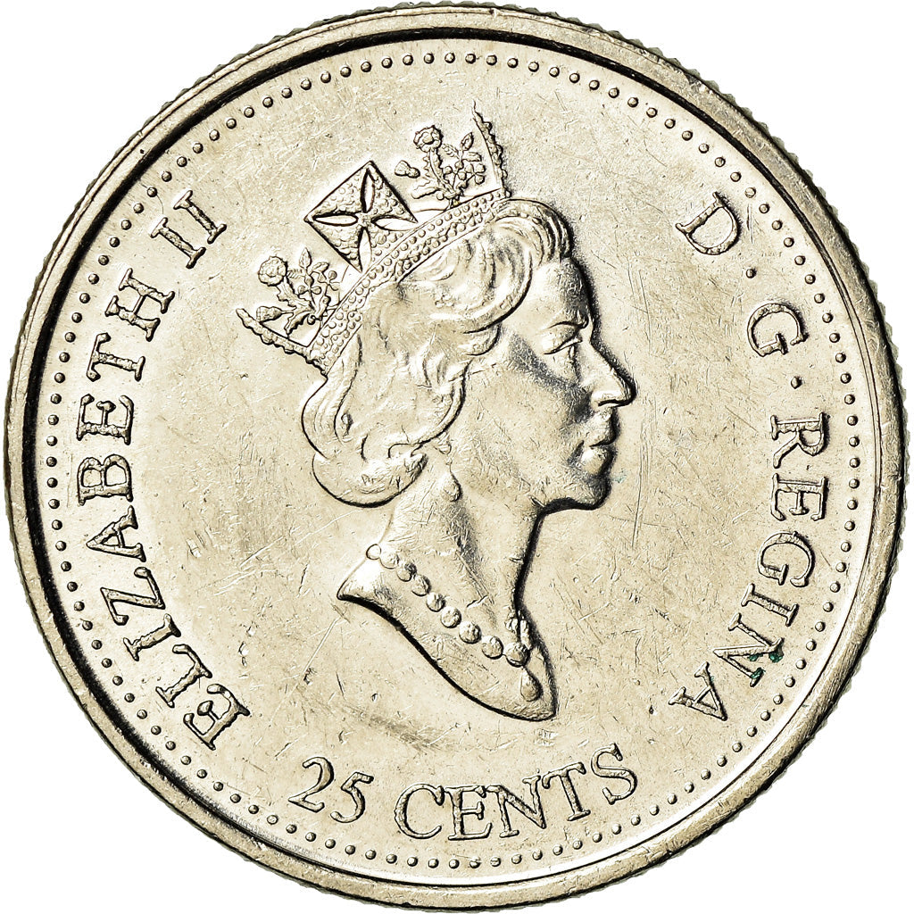 Canada Coin Canadian 25 Cents | Queen Elizabeth II | KM353 | 1999