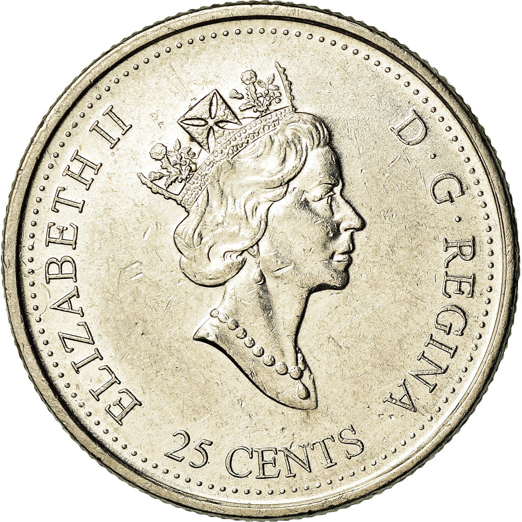 Canada Coin Canadian 25 Cents | Queen Elizabeth II | KM380 | 2000