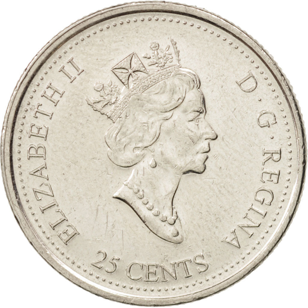 Canada Coin Canadian 25 Cents | Queen Elizabeth II | KM380 | 2000