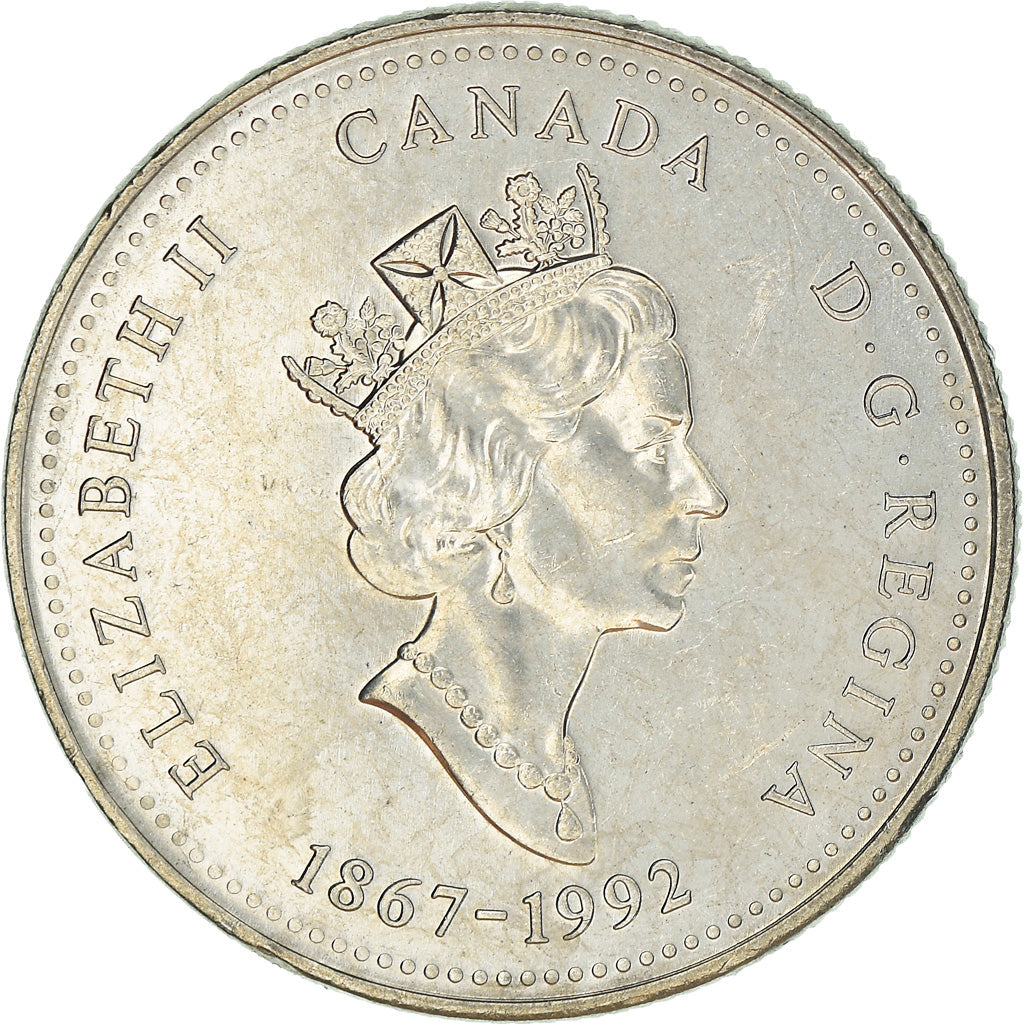 Canada Coin Canadian 25 Cents | Queen Elizabeth II | Lighthouse | Peggys Cove | New Scotia | KM231 | 1992