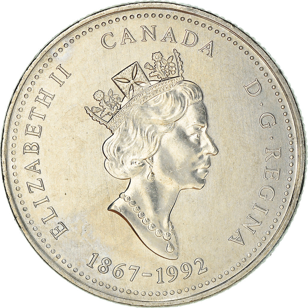 Canada Coin Canadian 25 Cents | Queen Elizabeth II | Prince Edward Island | Cousins Shore | KM222 | 1992