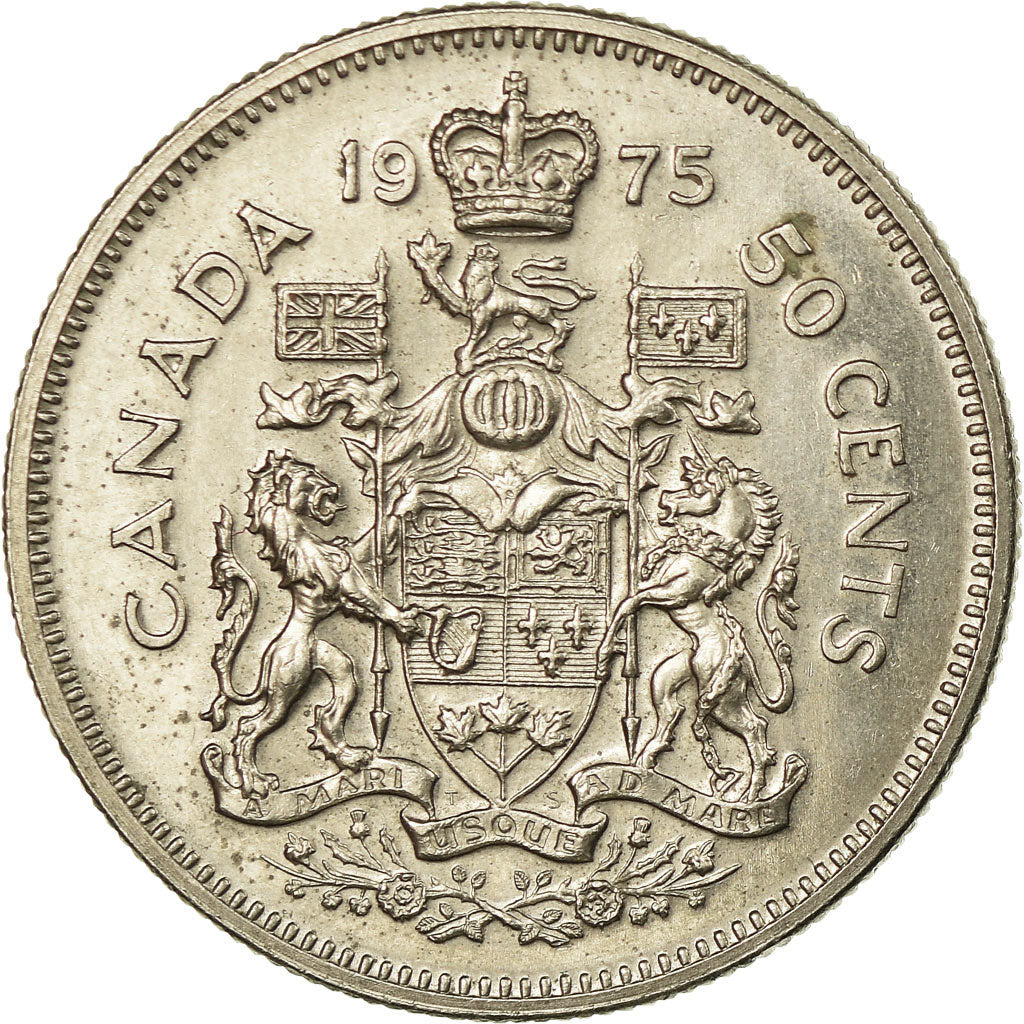 Canada Coin Canadian 50 Cents | Queen Elizabeth II | KM75 | 1968 - 1989