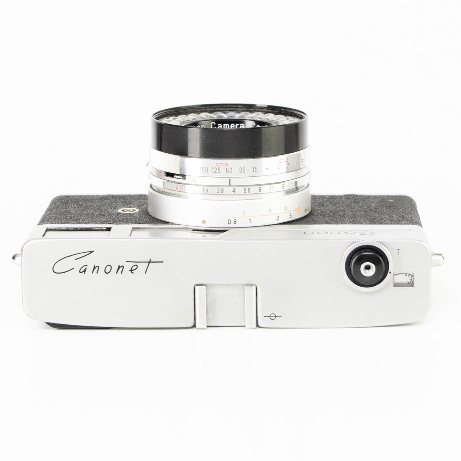 Canon Canonet Camera | SE 45mm f1.9 lens | White | Japan | 1961