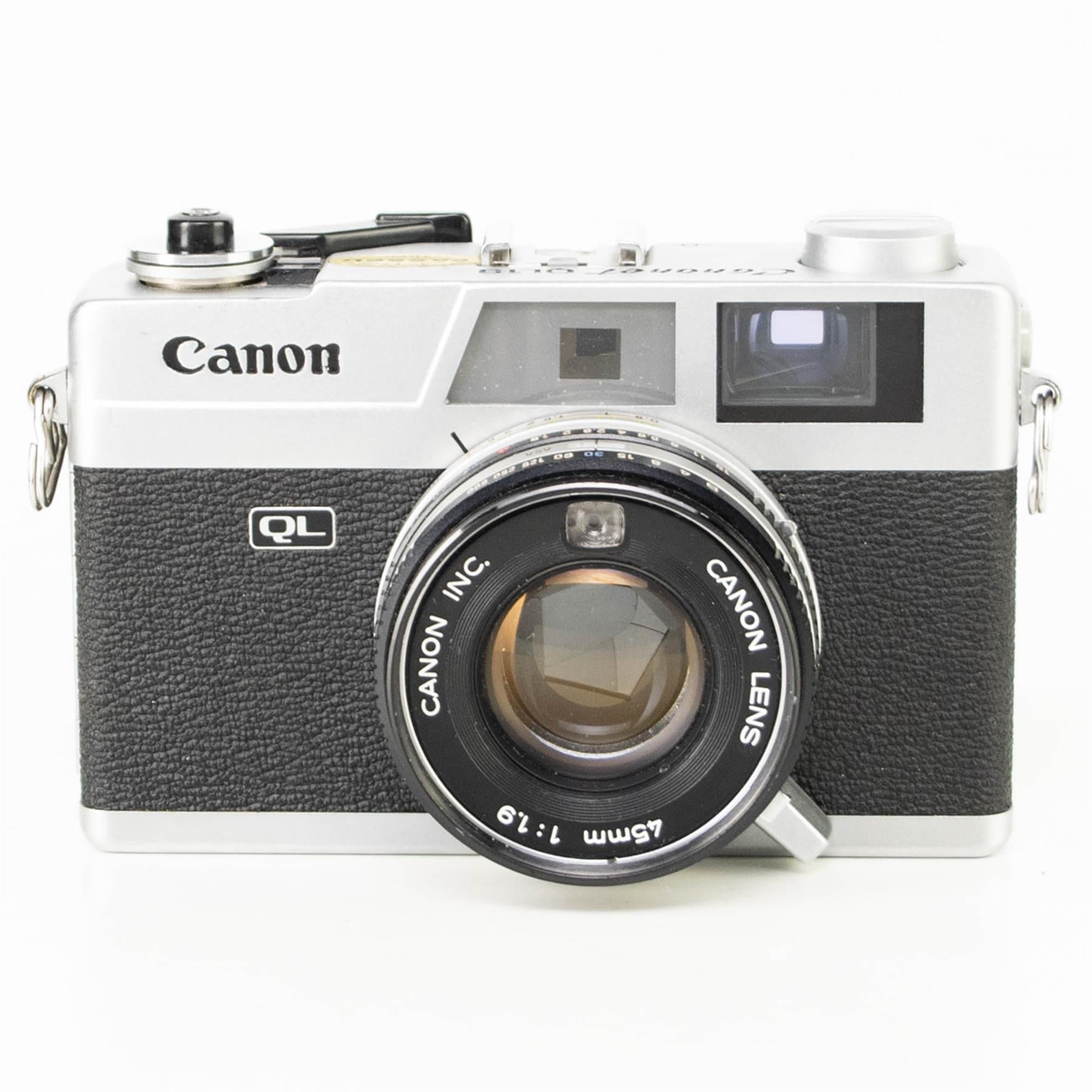 Canon Canonet QL19 Camera | Canon 45mm f1.9 lens | White | Japan | 1965