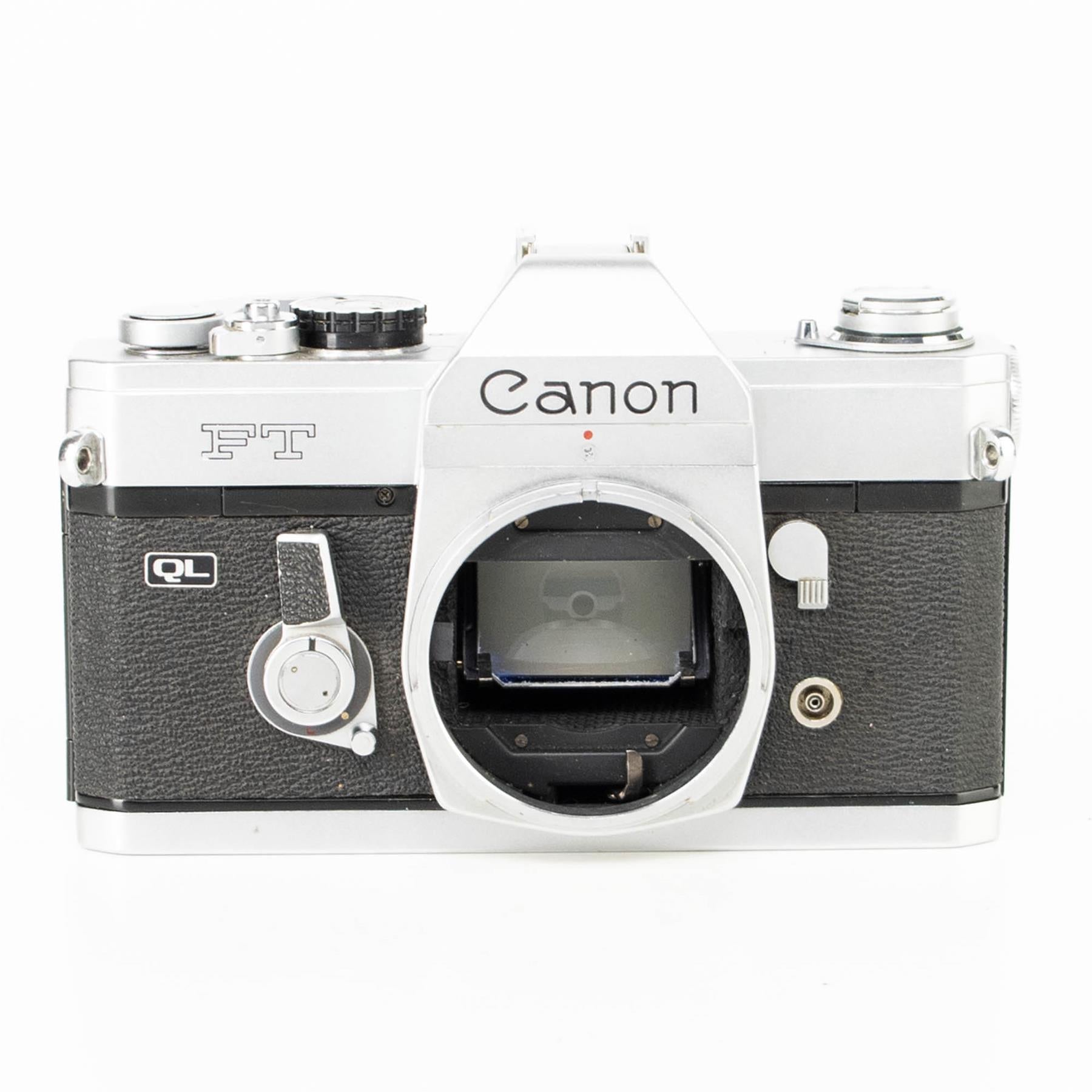 Canon FT Camera | FL 50mm f1.8 lens | White | Japan | FD mount | 1966 - 1971