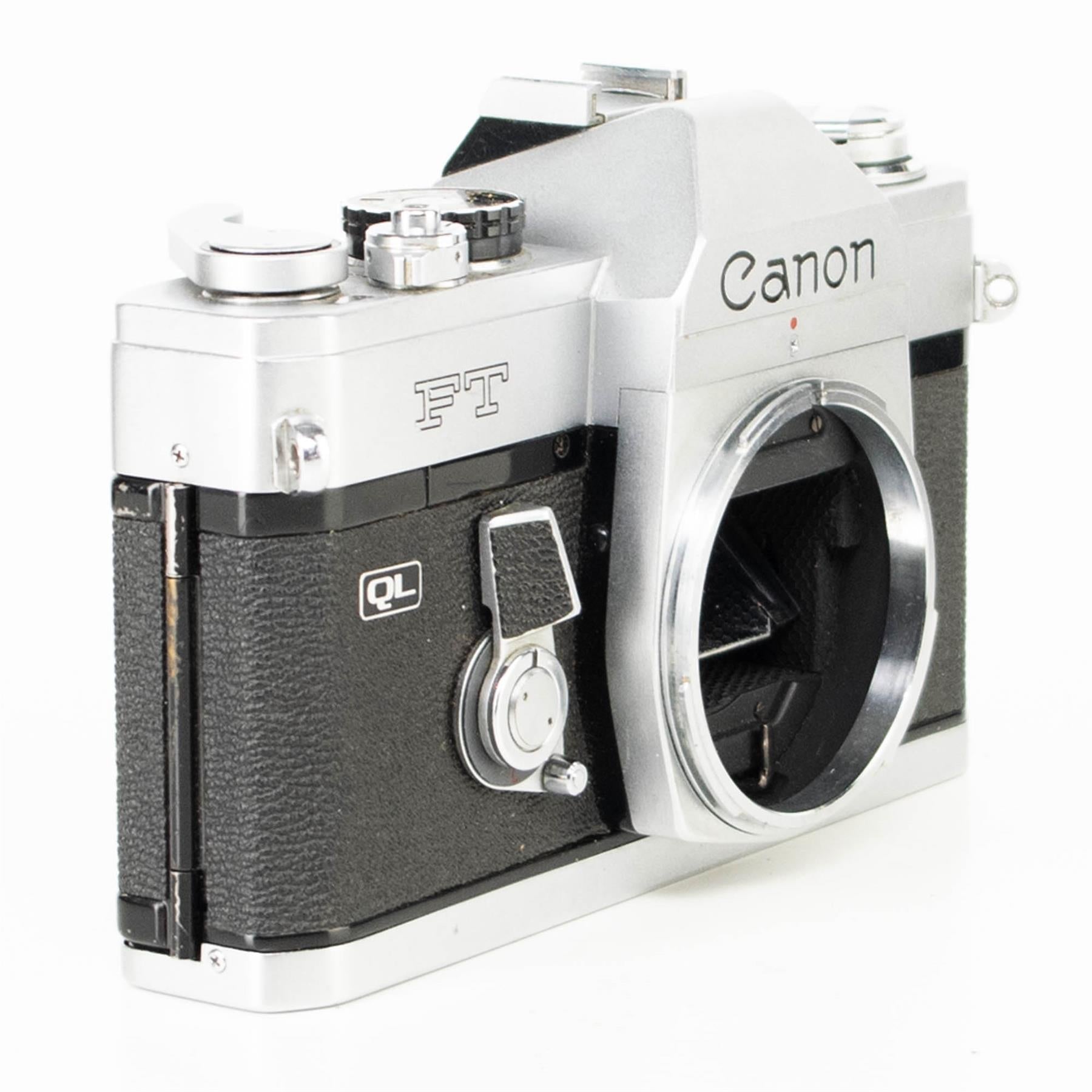 Canon FT Camera | FL 50mm f1.8 lens | White | Japan | FD mount | 1966 - 1971