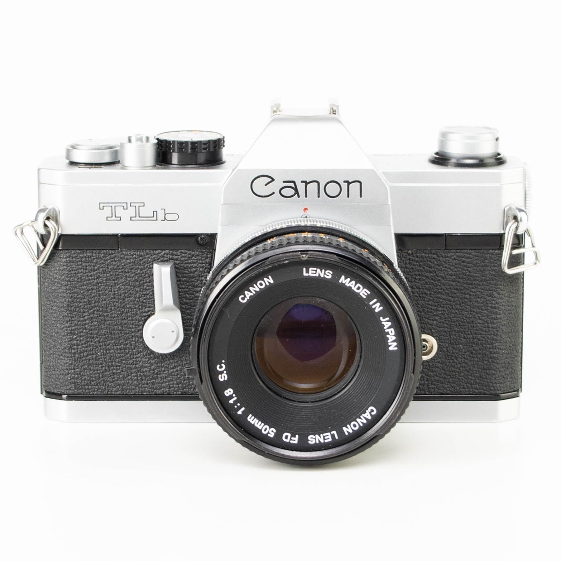 Canon TLb Camera | FD 50mm f1.8 lens | White | Japan | FD mount | 1974 - 1976