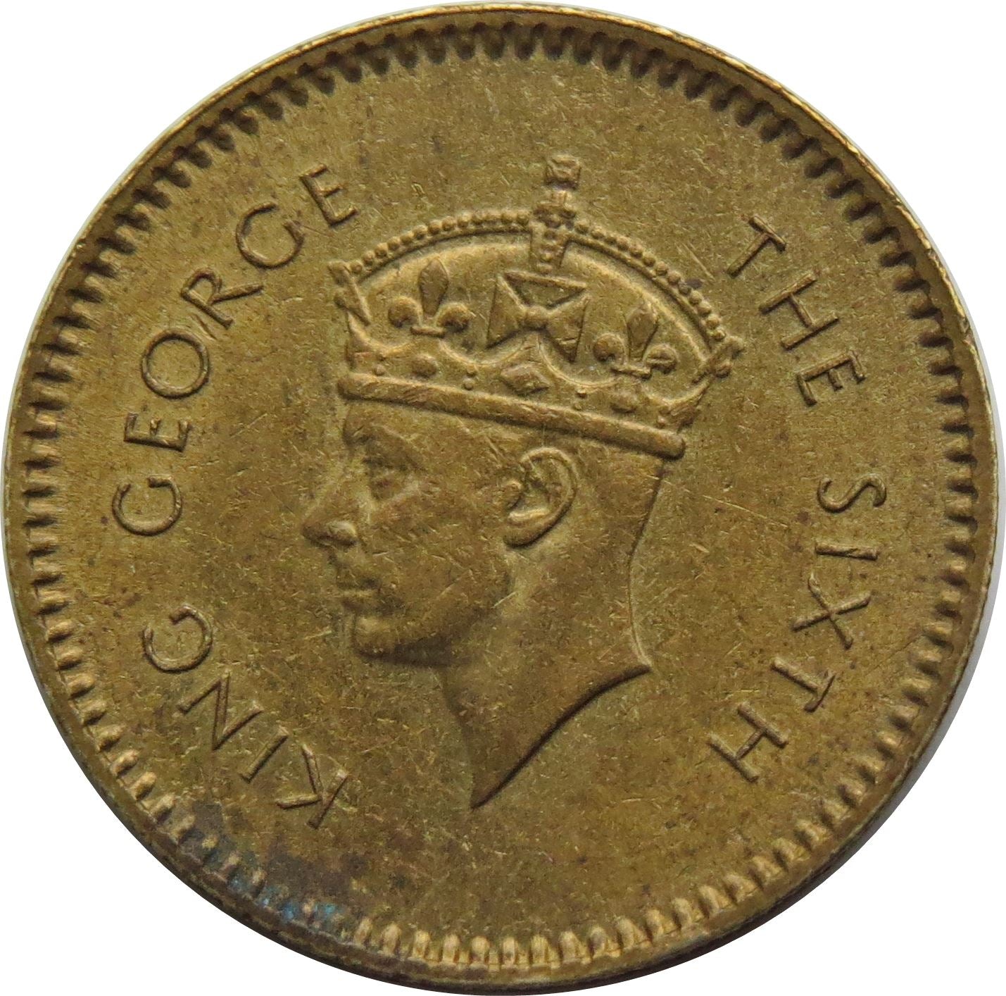 Ceylon | 25 Cents Coin | King George VI | KM122 | 1951