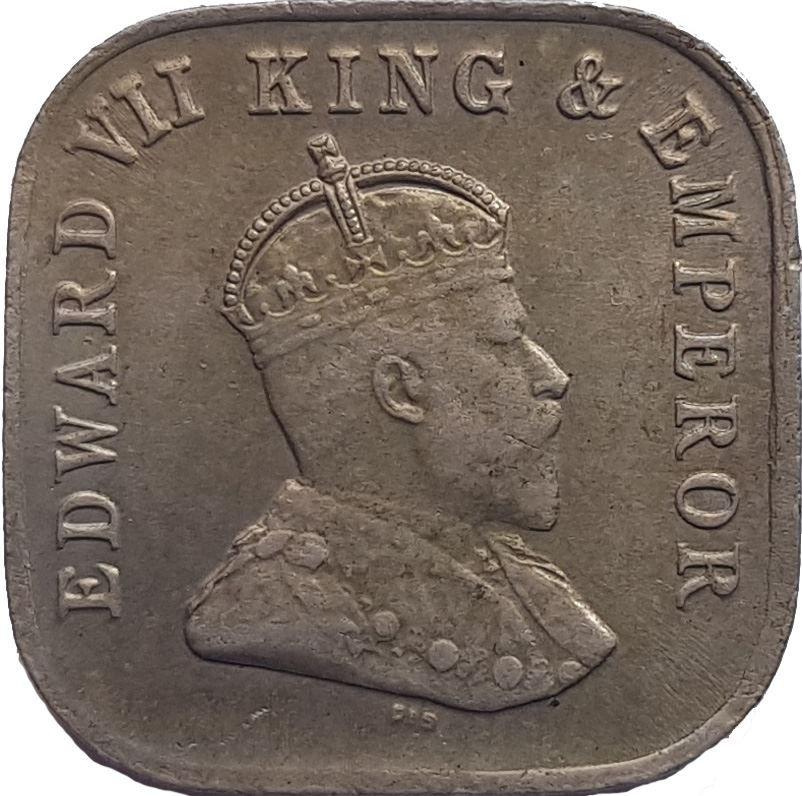 Ceylon | 5 Cents Coin | King Edward VII | KM103 | 1909 - 1910