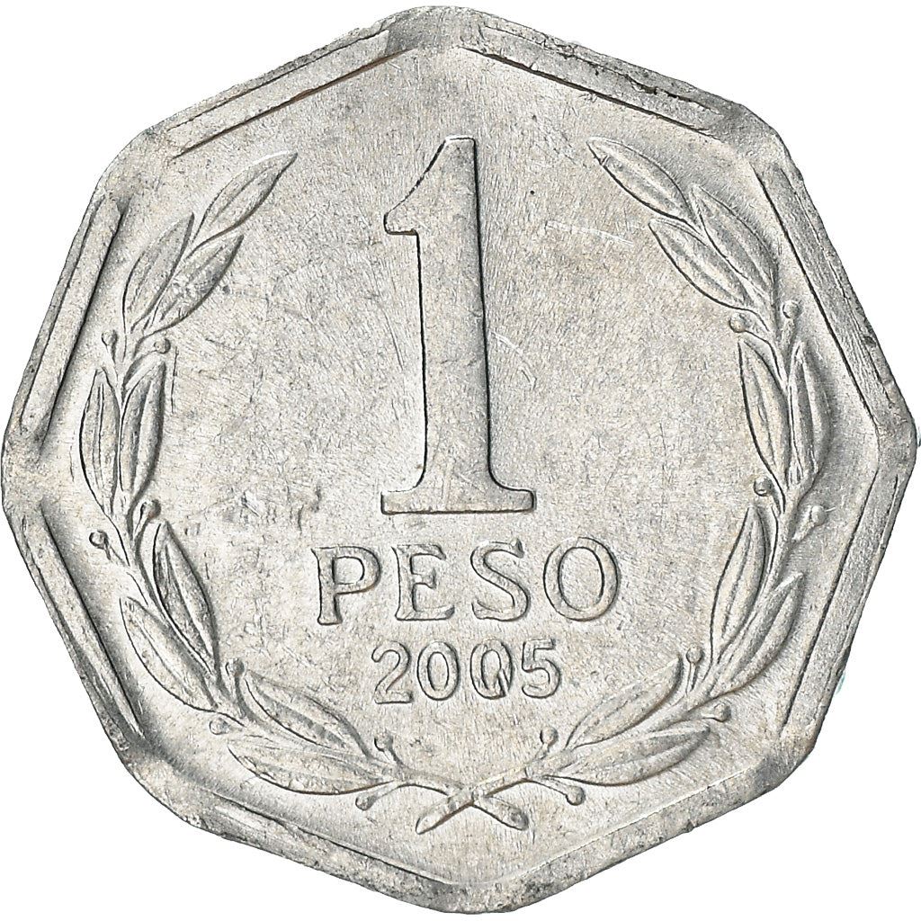 Chile | 1 Peso Coin | Bernardo O'Higgins | Km:231 | 1992 - 2015