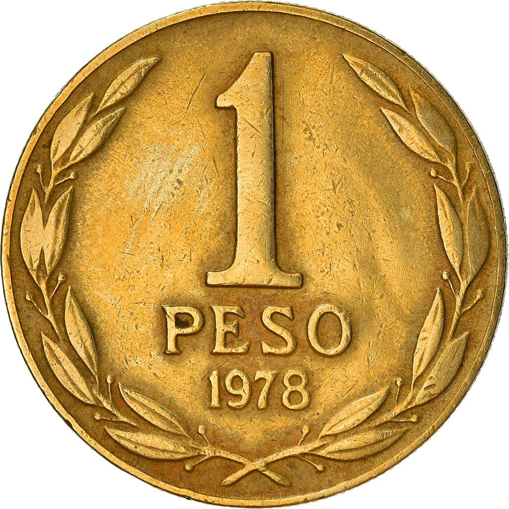 Chile | 1 Peso Coin | Large issue | KM208a | 1978 - 1979