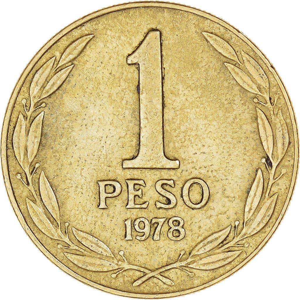 Chile | 1 Peso Coin | Large issue | KM208a | 1978 - 1979