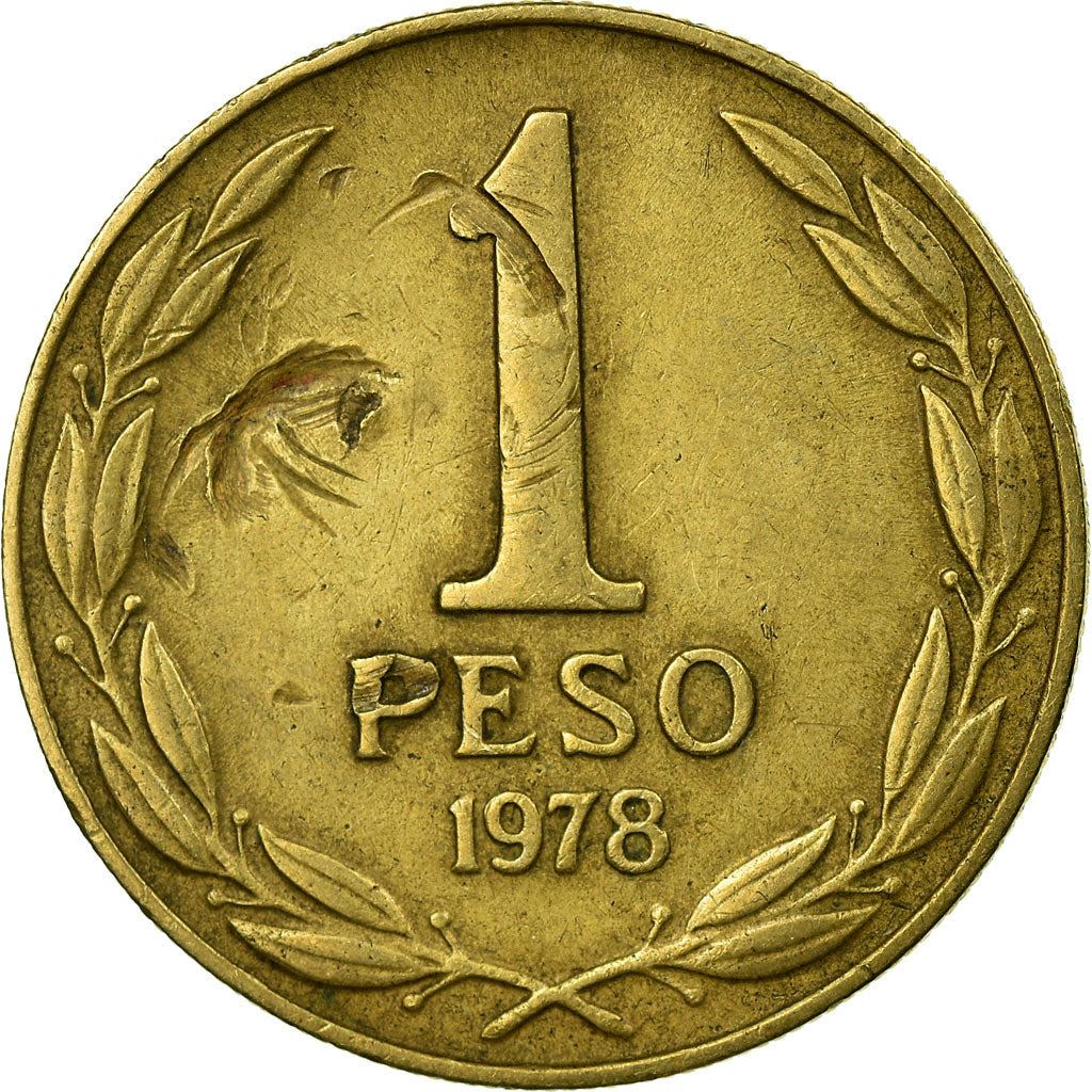 Chile | 1 Peso Coin | Large issue | KM208a | 1978 - 1979