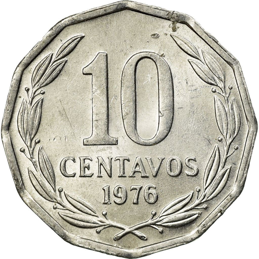 Chile | 10 Centavos Coin | KM205a | 1976 - 1979