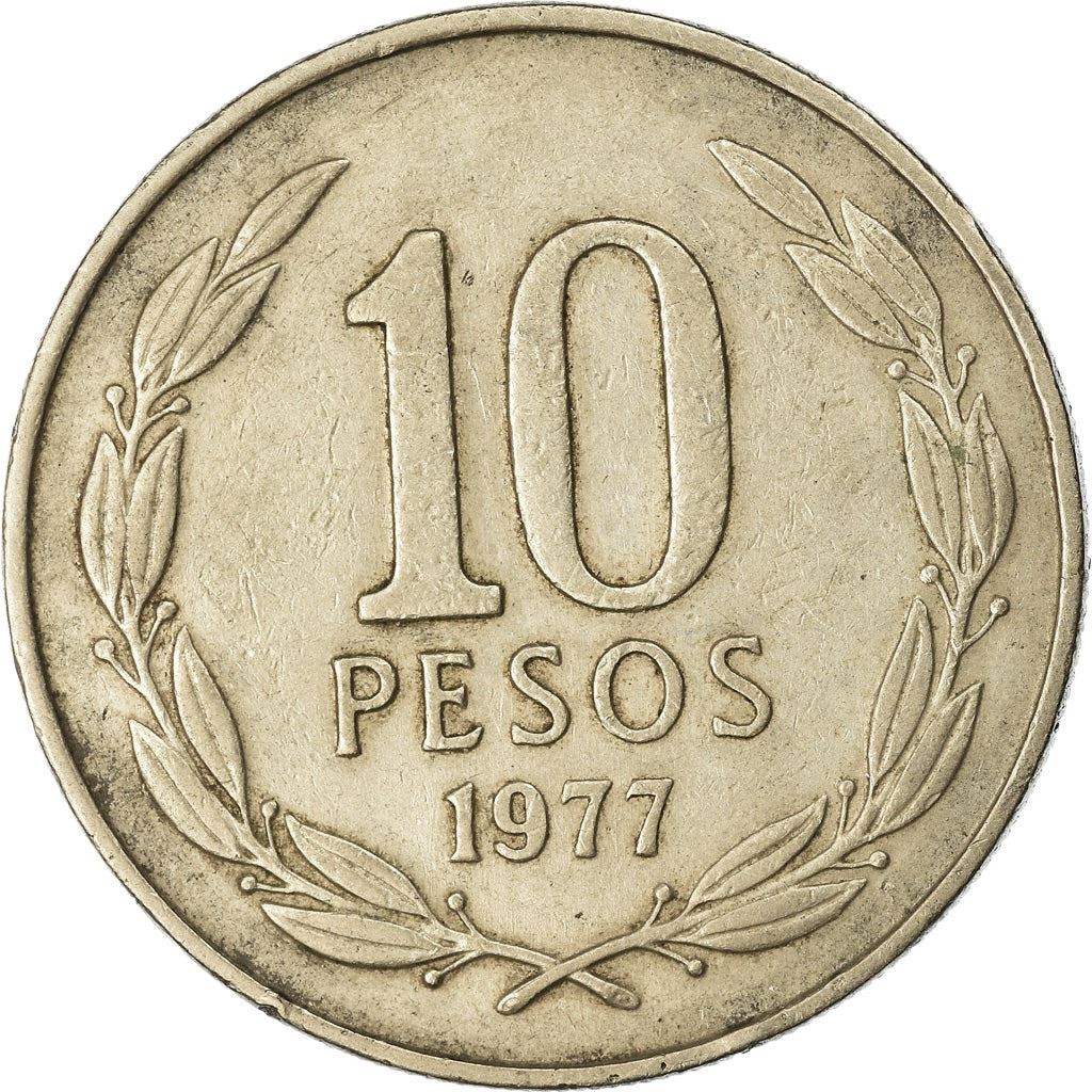 Chile | 10 Pesos | KM210 | 1976 - 1980