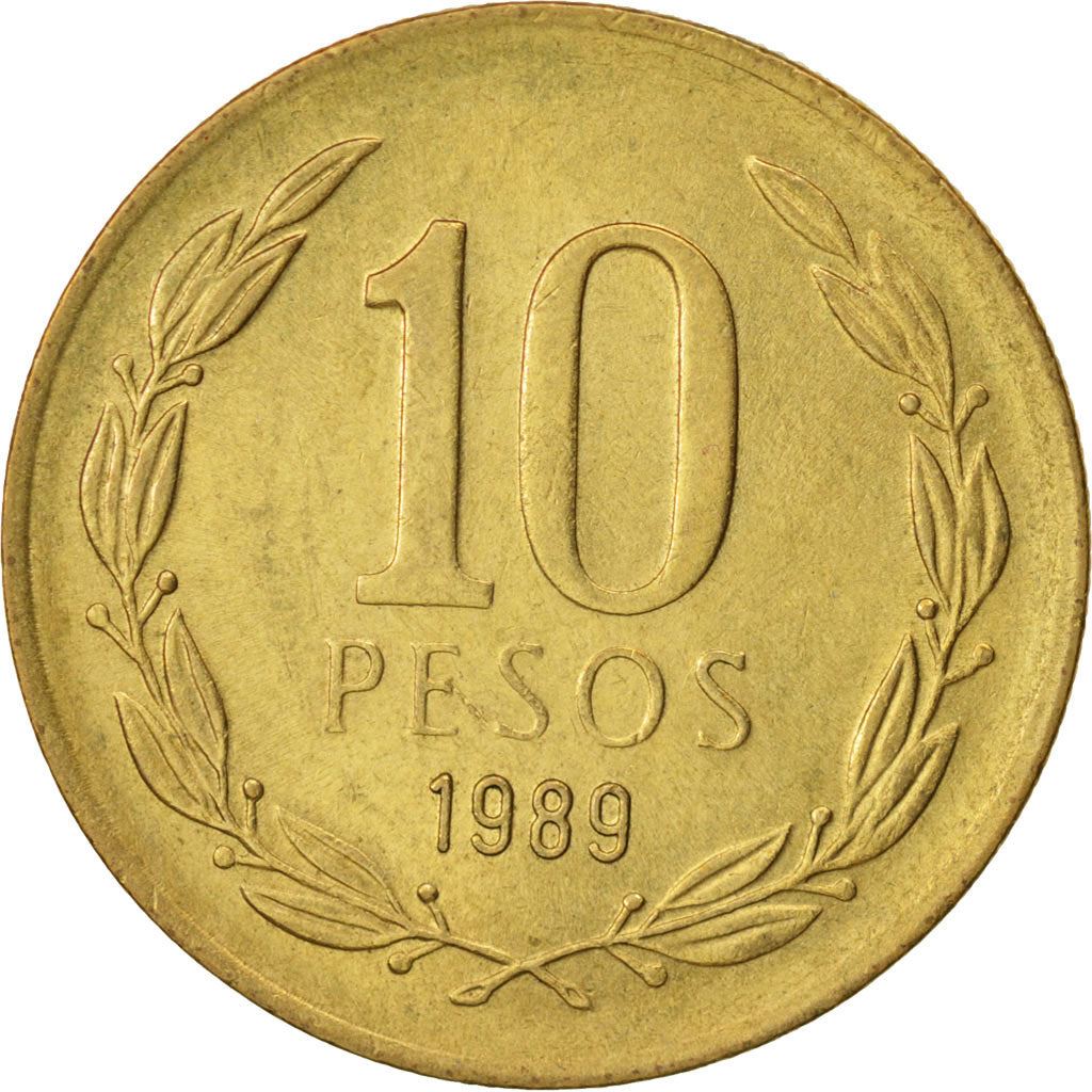 Chile 10 Pesos | KM218 | 1981 - 1990