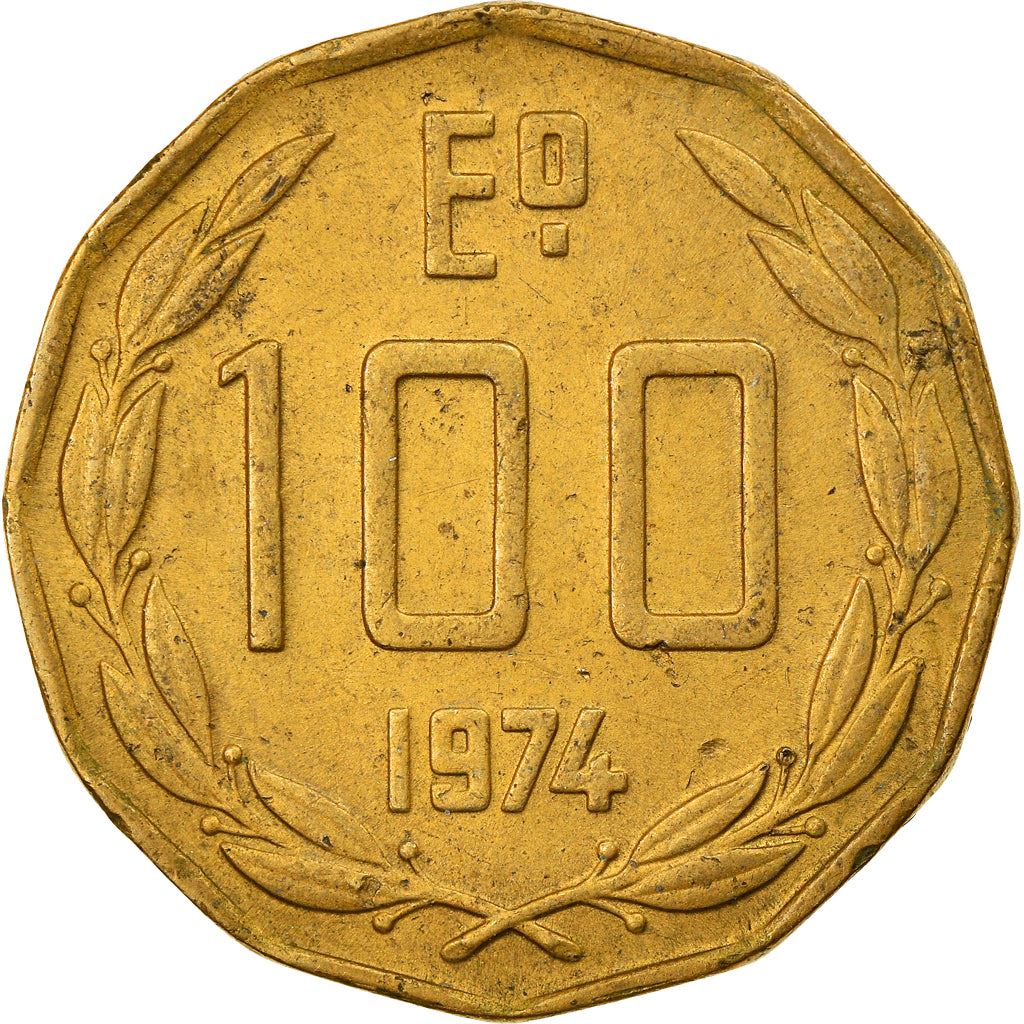 Chile | 100 Escudos | KM202 | 1974 - 1975