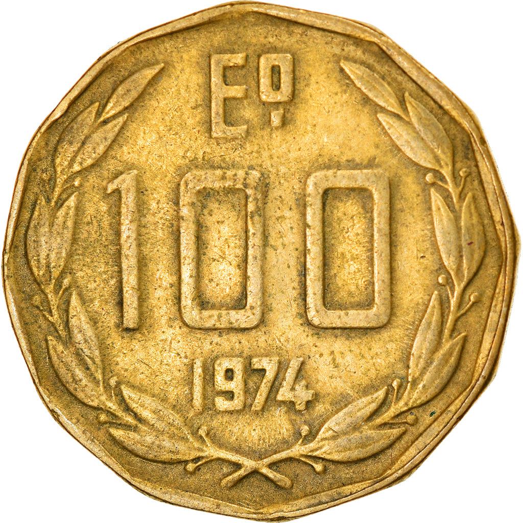 Chile | 100 Escudos | KM202 | 1974 - 1975