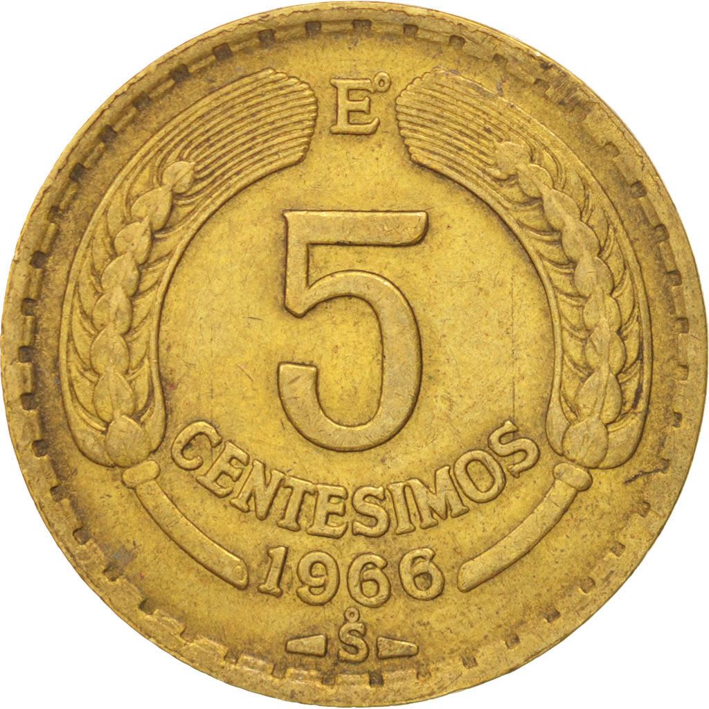 Chile | 5 Centesimos Coin | Andean Condor | KM190 | 1960 - 1970