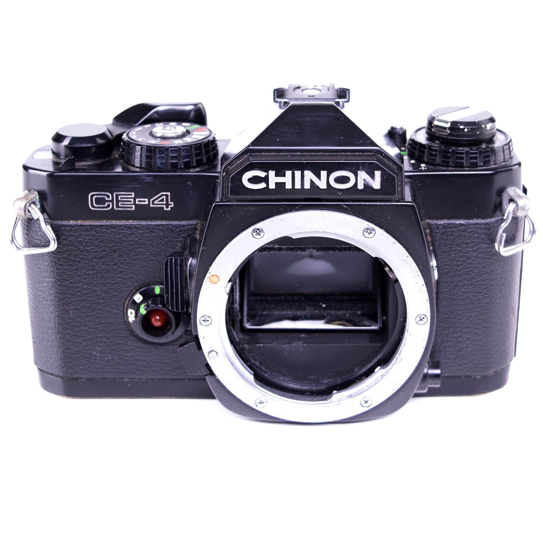 Chinon CE-4 Camera | Auto Chinon 50mm f1.7 lens | K mount | Black | Japan | 1980